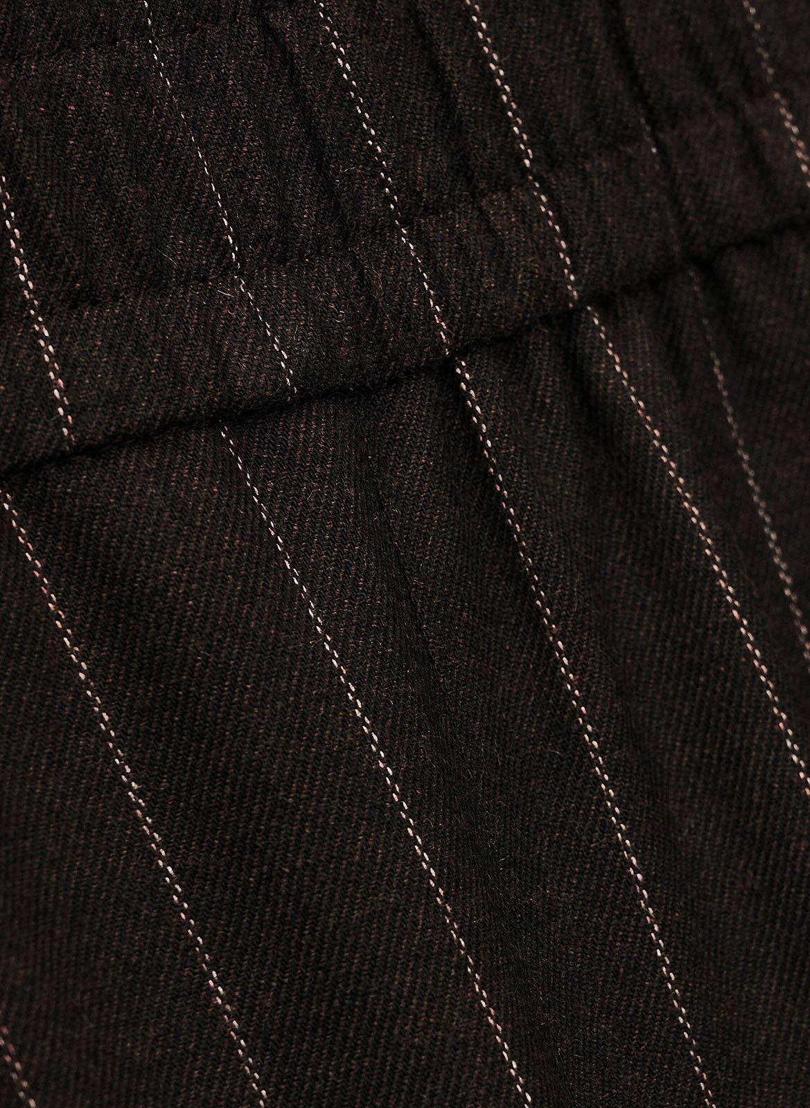 Pantalon large rayé handrew BA&SH Marron