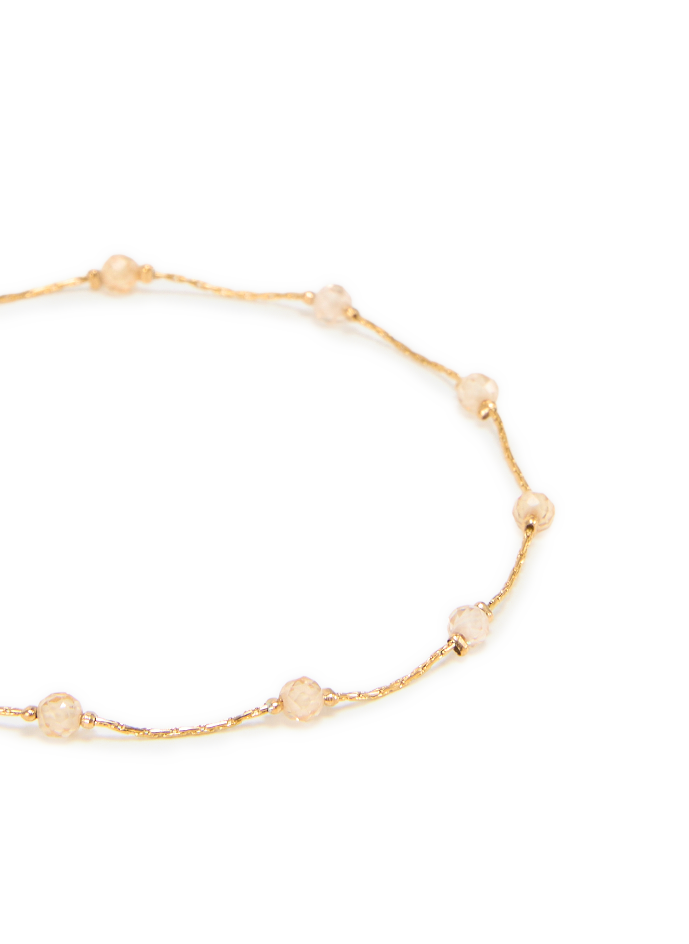 Bracelet with glass beads AU PRINTEMPS PARIS Beige