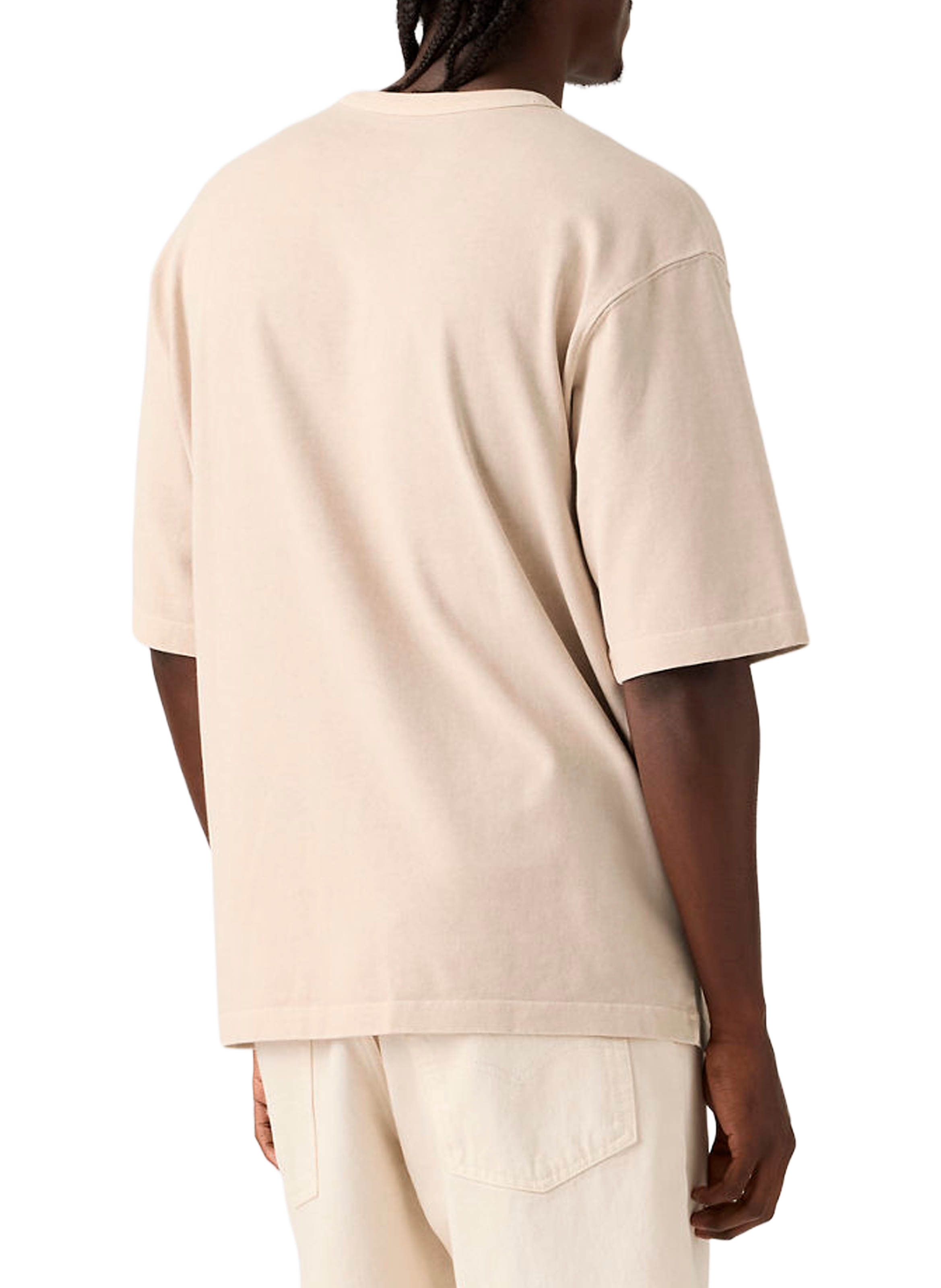 Straight short-sleeved cotton T-shirt LEVI'S Beige