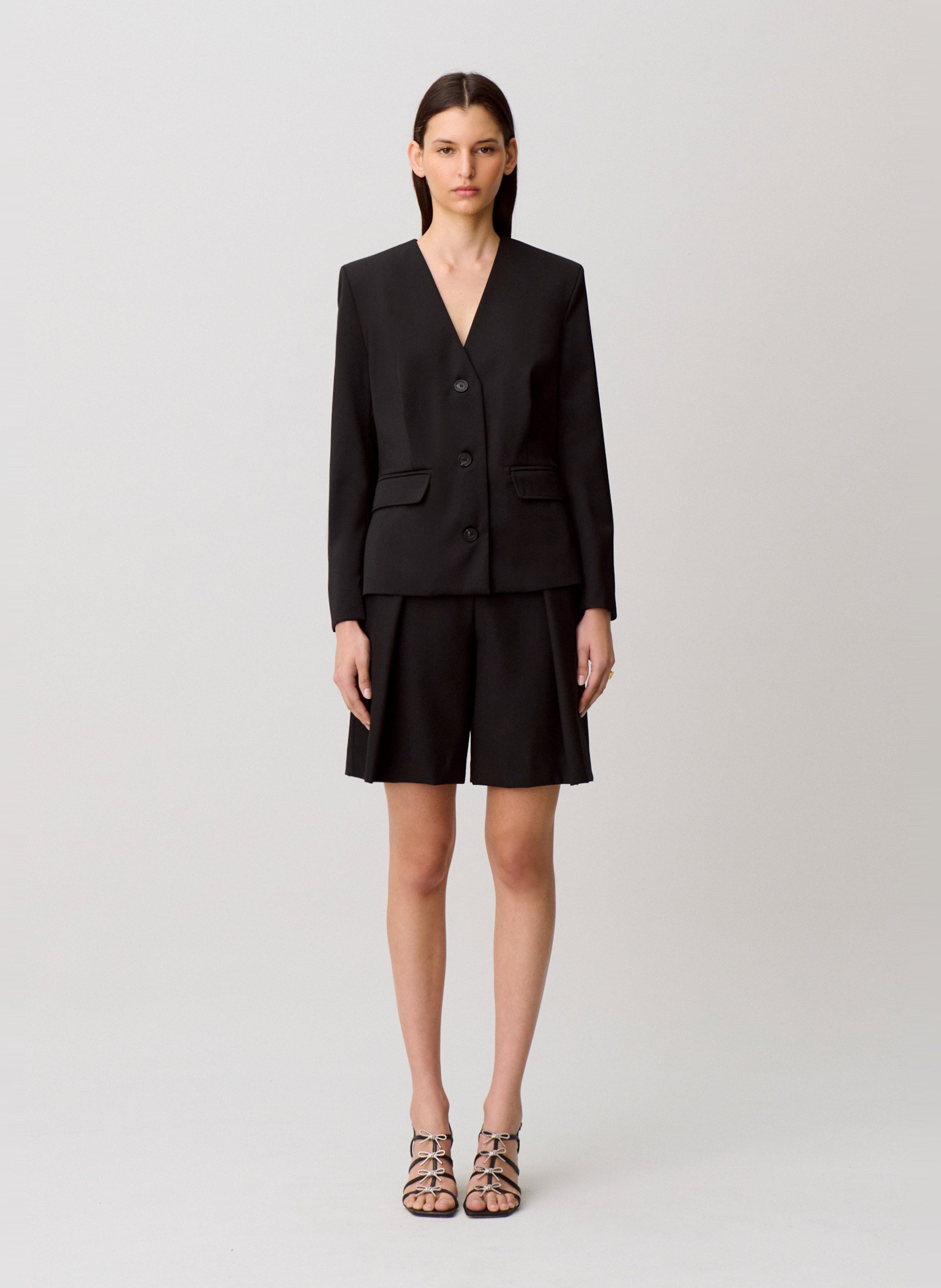 Veste col v CLAUDIE PIERLOT Noir