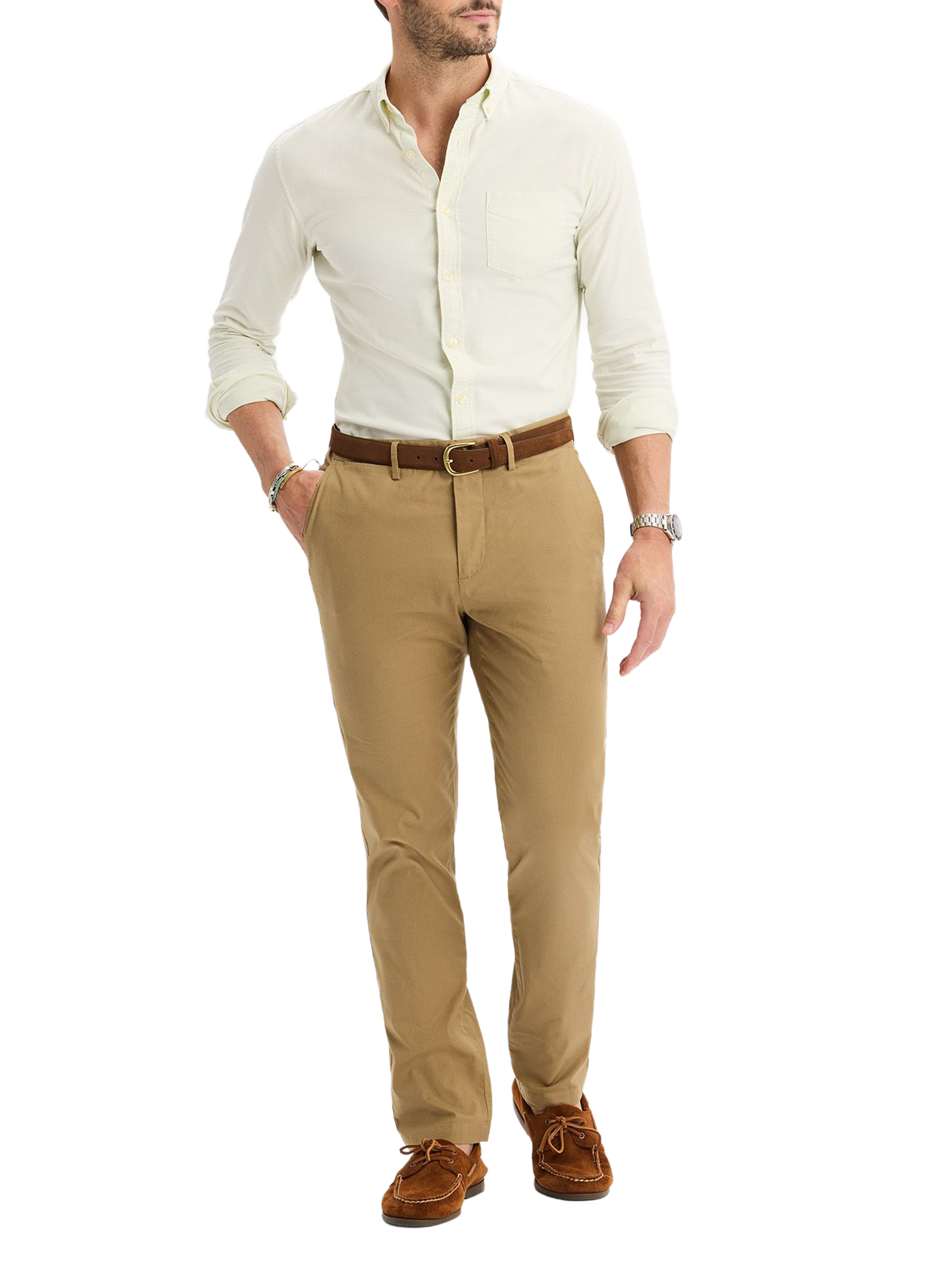 Stretch cotton-blend shirt DOCKERS Green