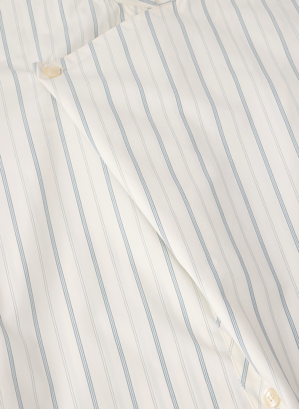 Blouse oversize col rond en coton rayé ixia SOEUR Beige