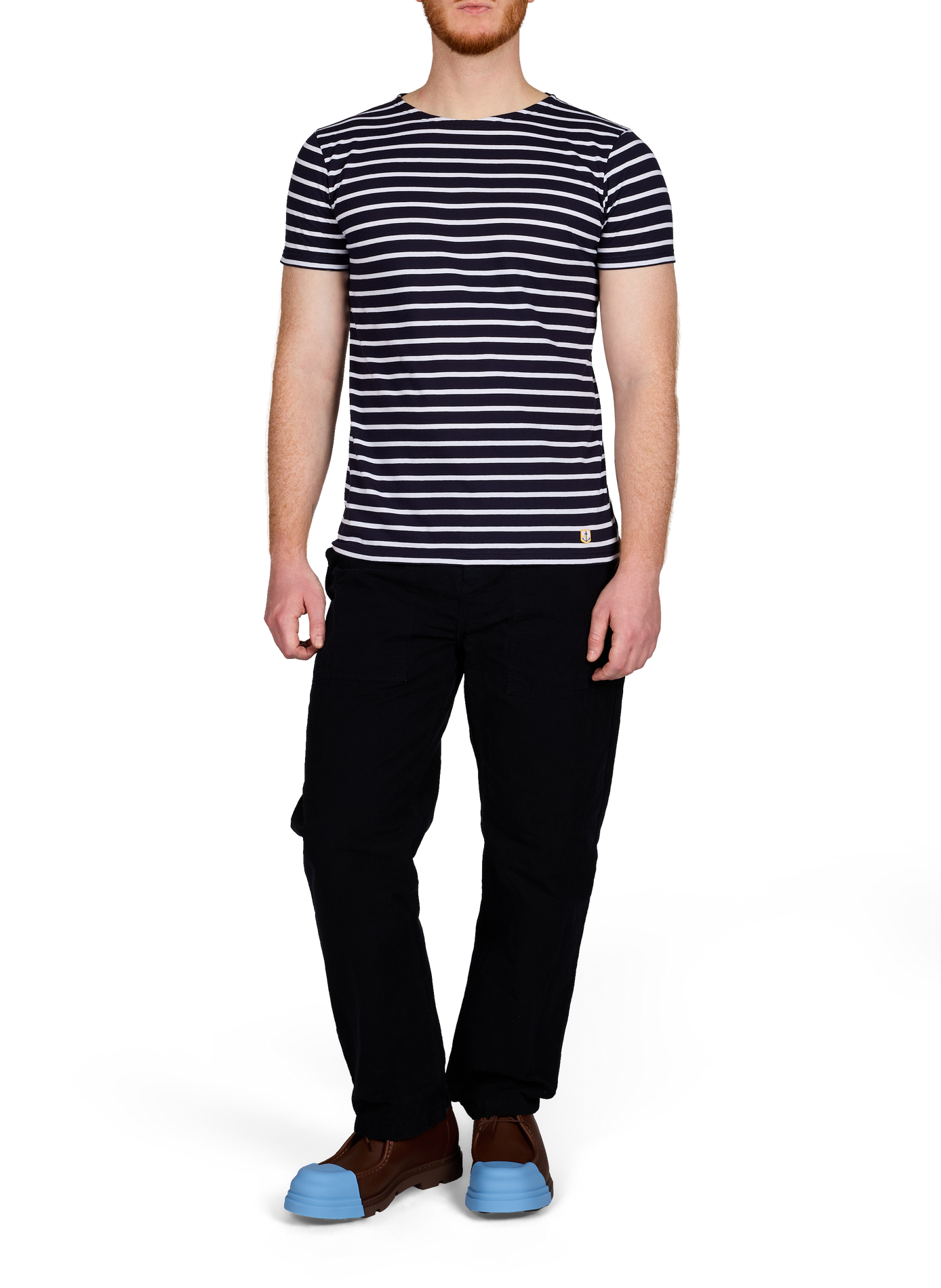 Striped cotton T-shirt Multicolour