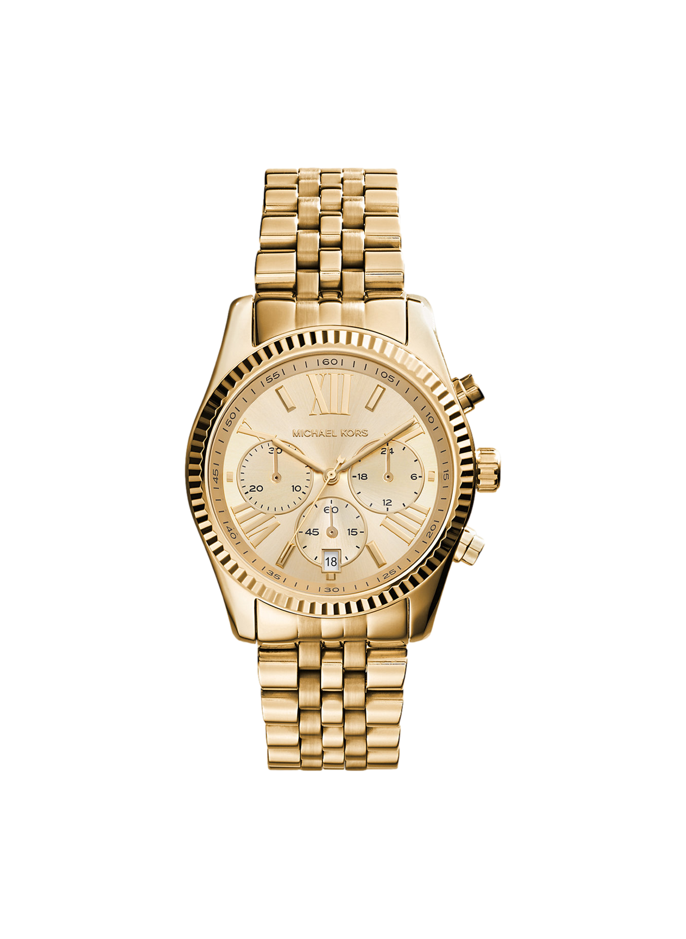Montre quartz Lexington en acier inoxydable MICHAEL KORS MONTRES Doré