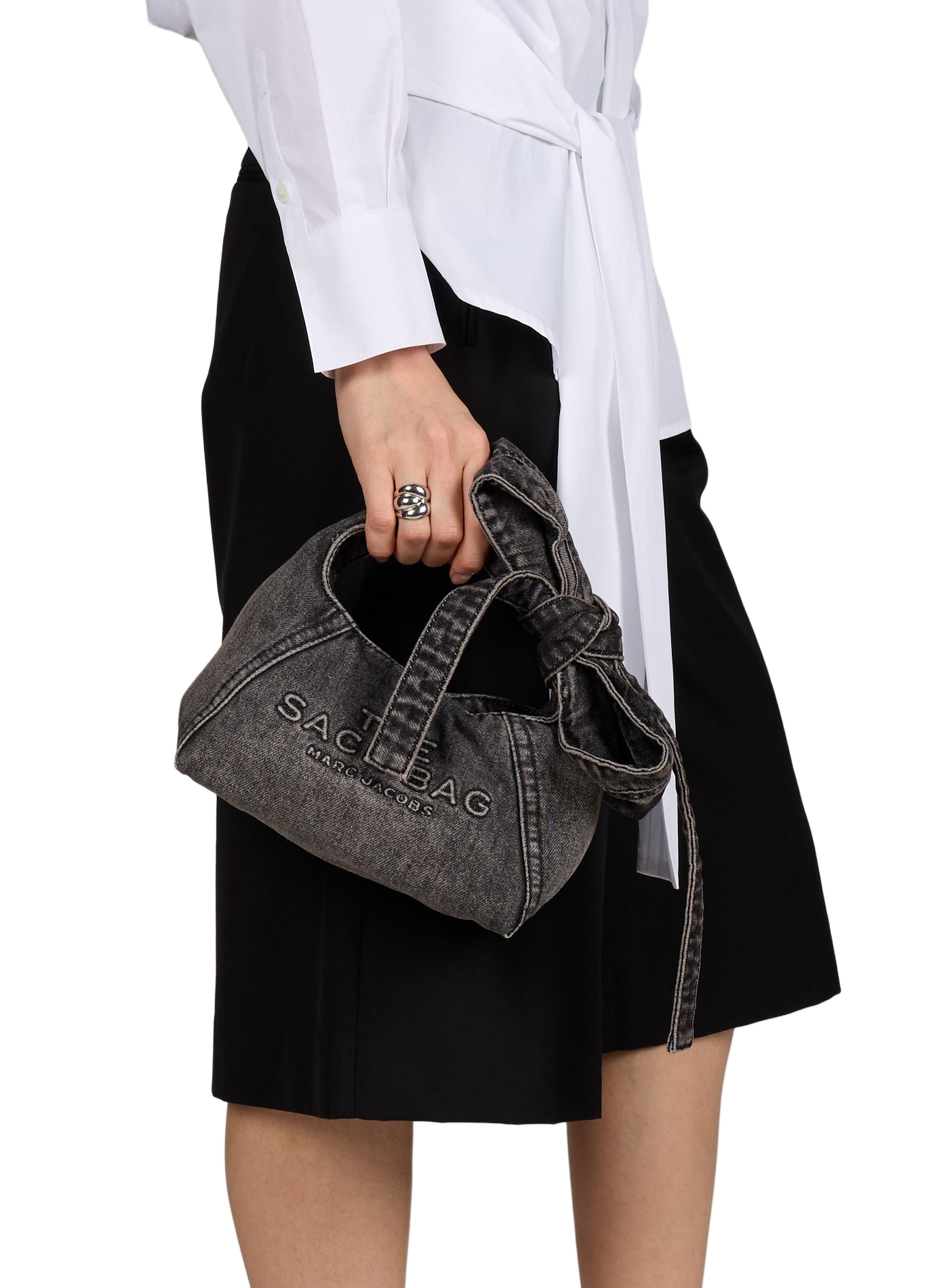 Handbag The mini sack MARC JACOBS Black