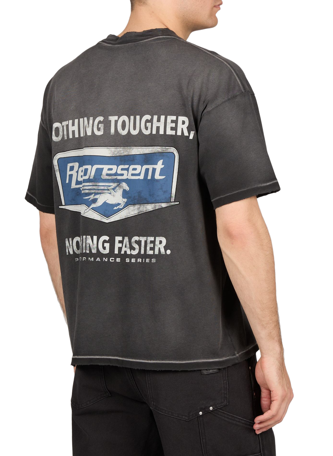 T-shirt imprimé en coton REPRESENT Gris