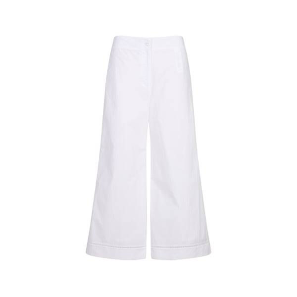 Pantalon évasé en coton Pantalon évasé en coton