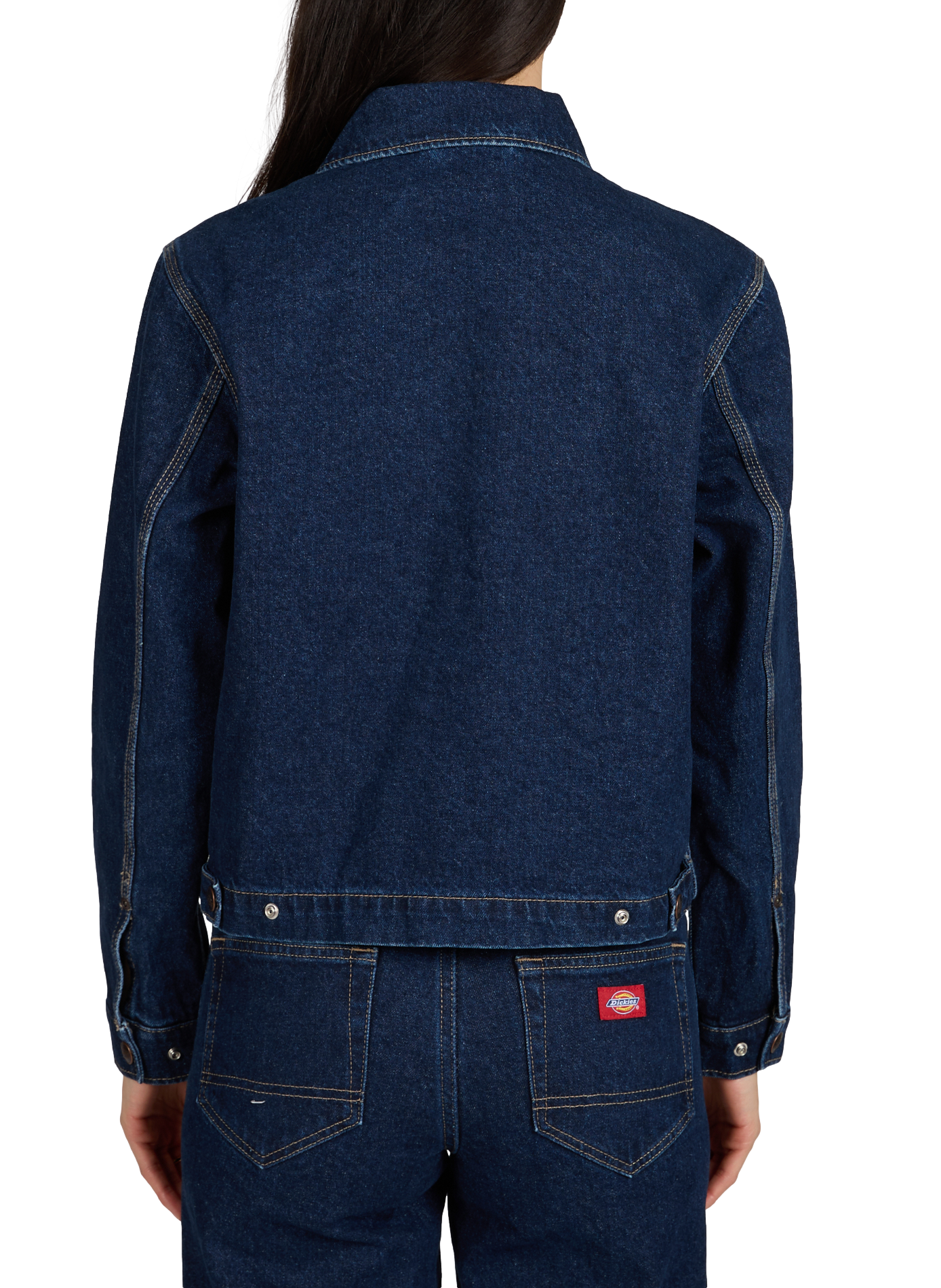 Veste droite en denim DICKIES Bleu