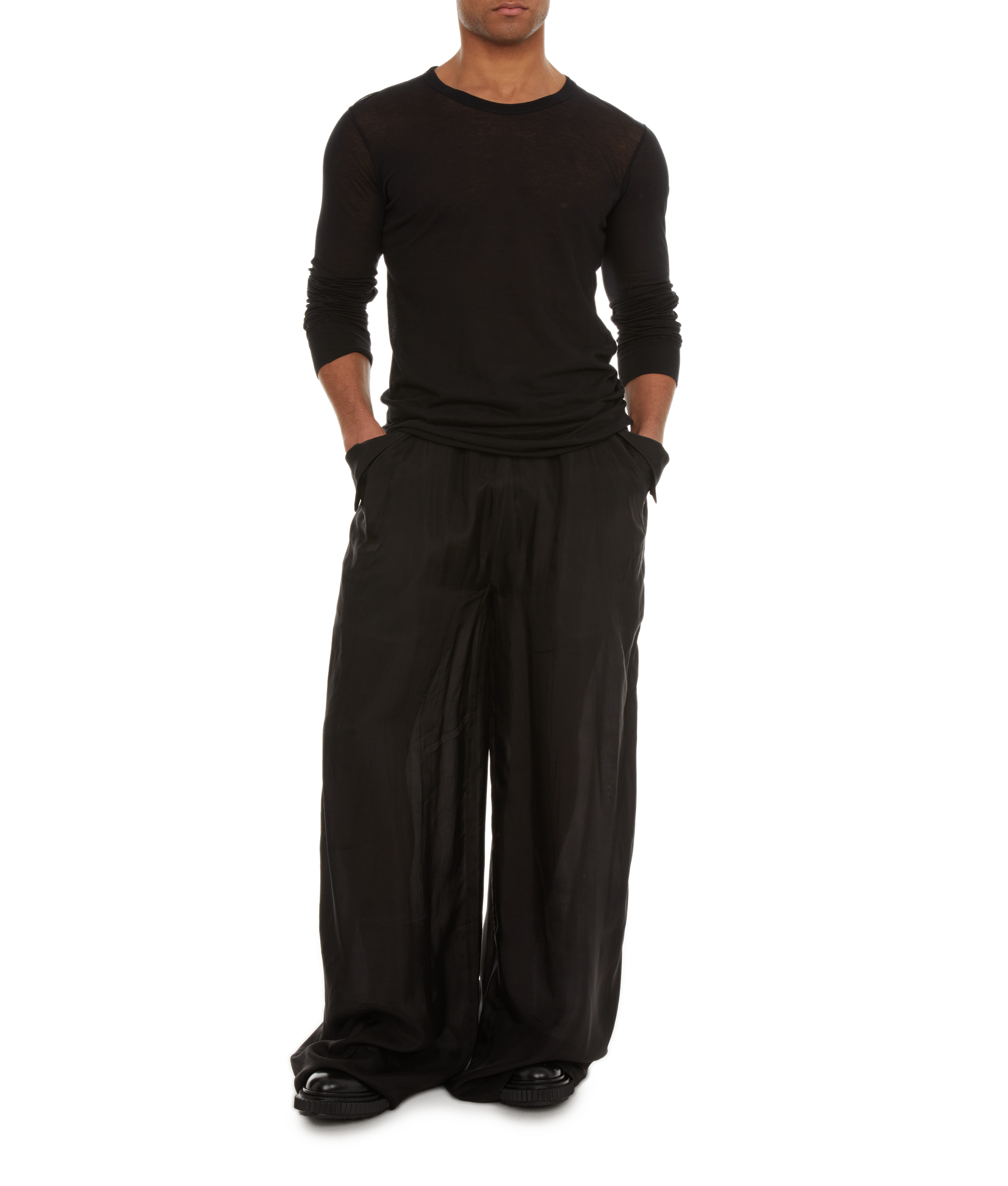 Long-sleeved T-shirt RICK OWENS Black