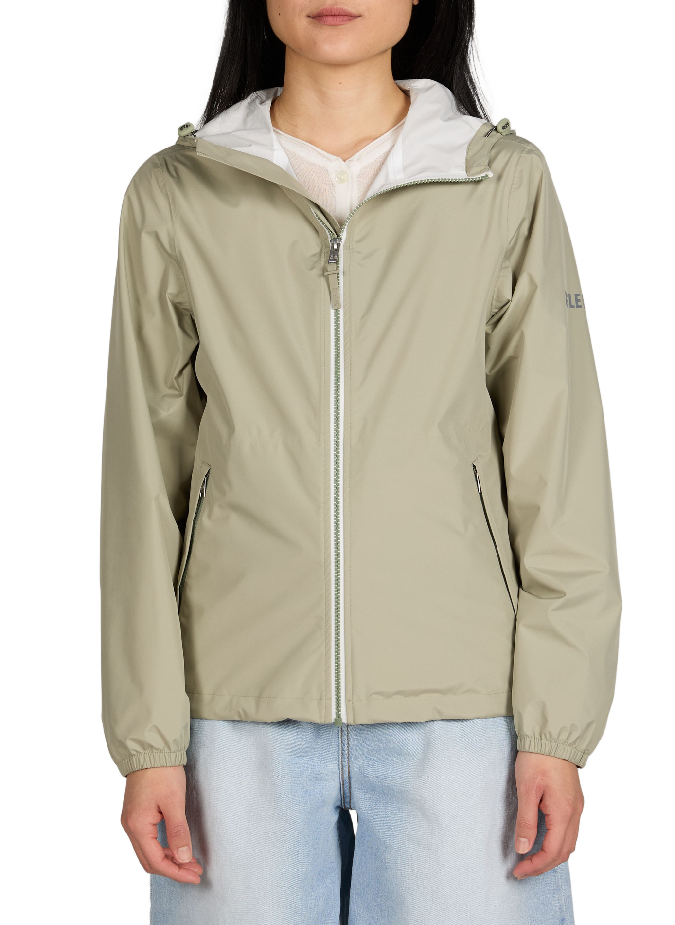 Impermeabile con cappuccio pieghevole antivento AIGLE Verde