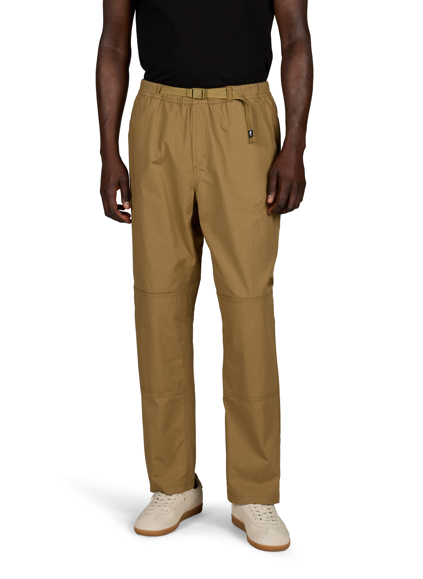 Solid color mixed cotton pants THE NORTH FACE Khaki
