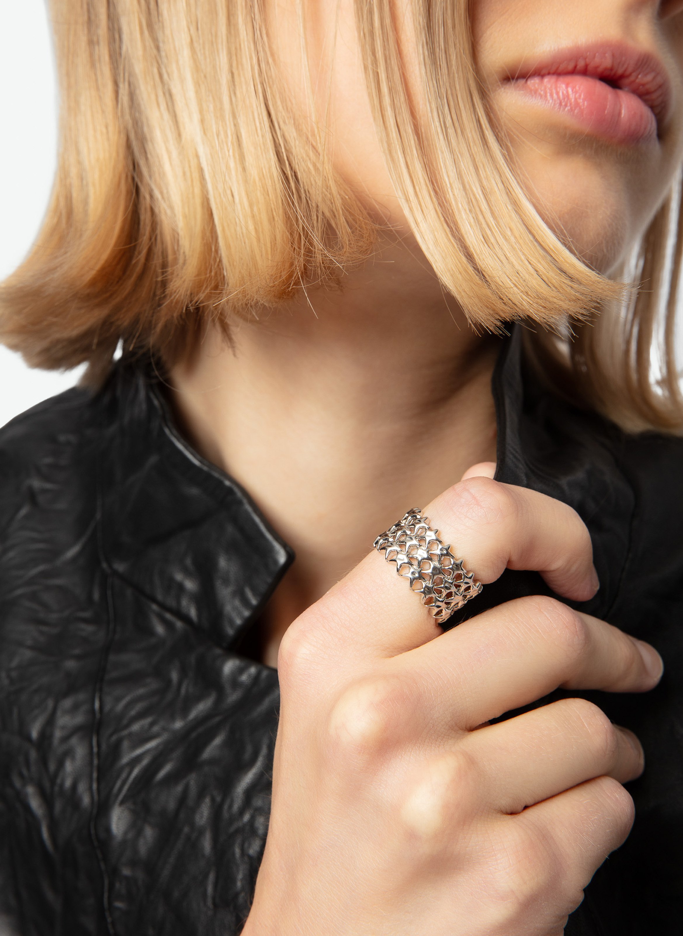 Rock star brass ring ZADIG&VOLTAIRE Silver