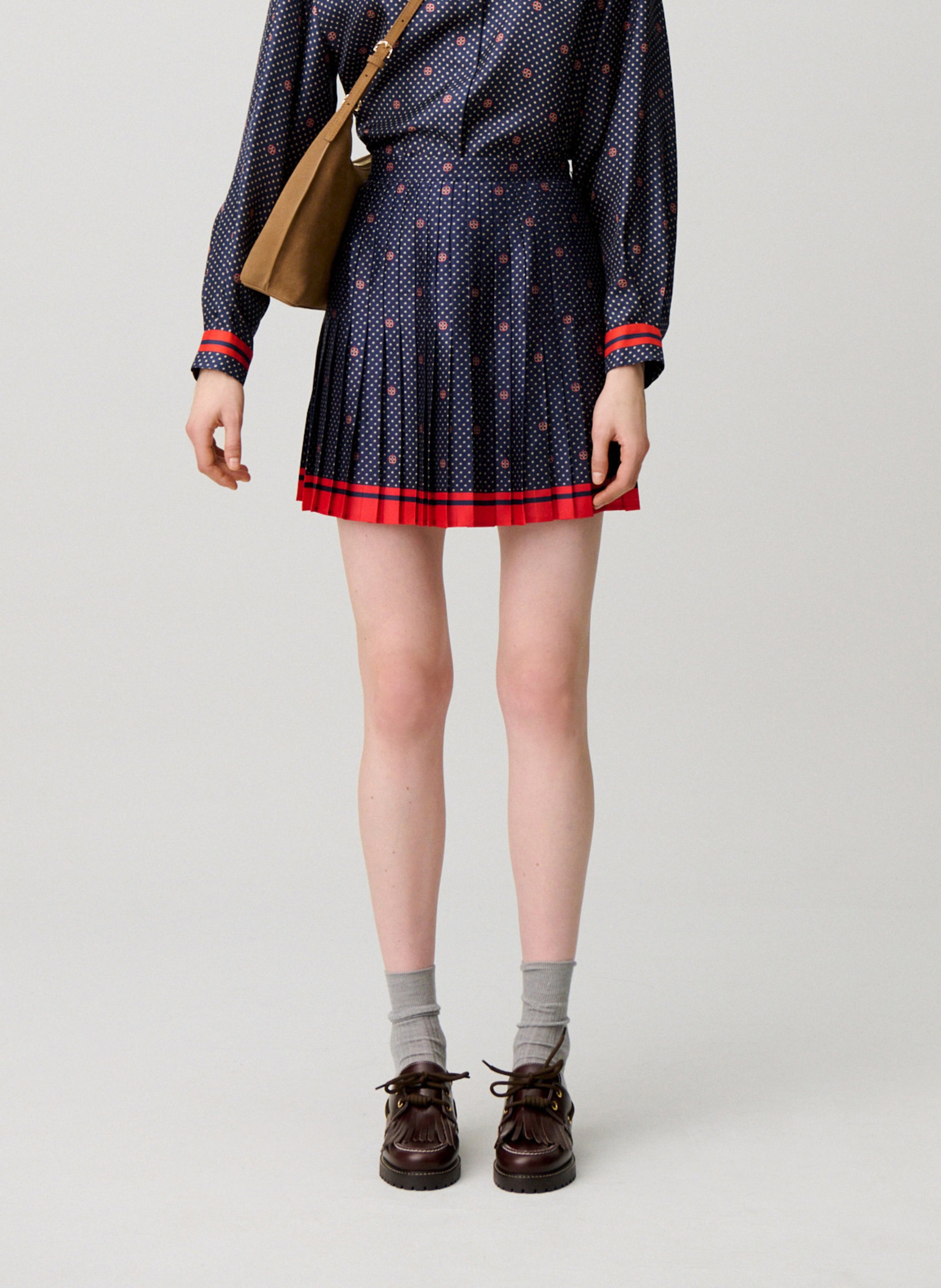 Jupe évasée courte CLAUDIE PIERLOT Multicolore