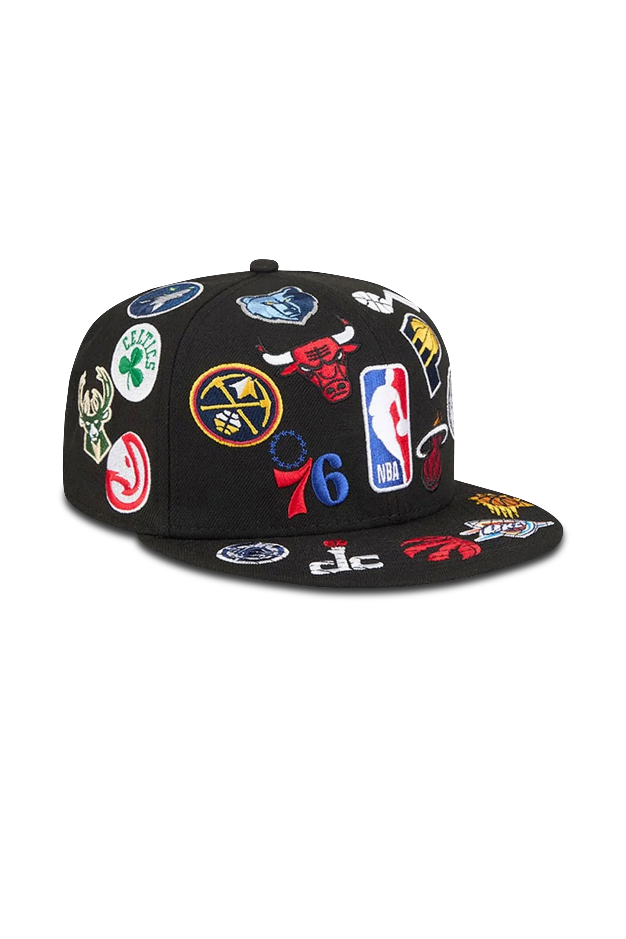Casquette 5950 all over 28040 nbaall  blk NEW ERA Noir