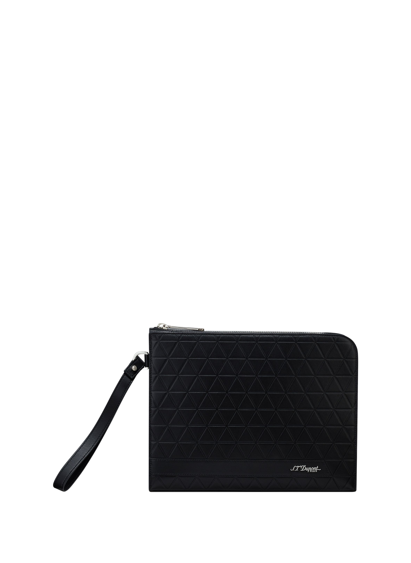 Néo Capsule leather clutch S.T. DUPONT Black