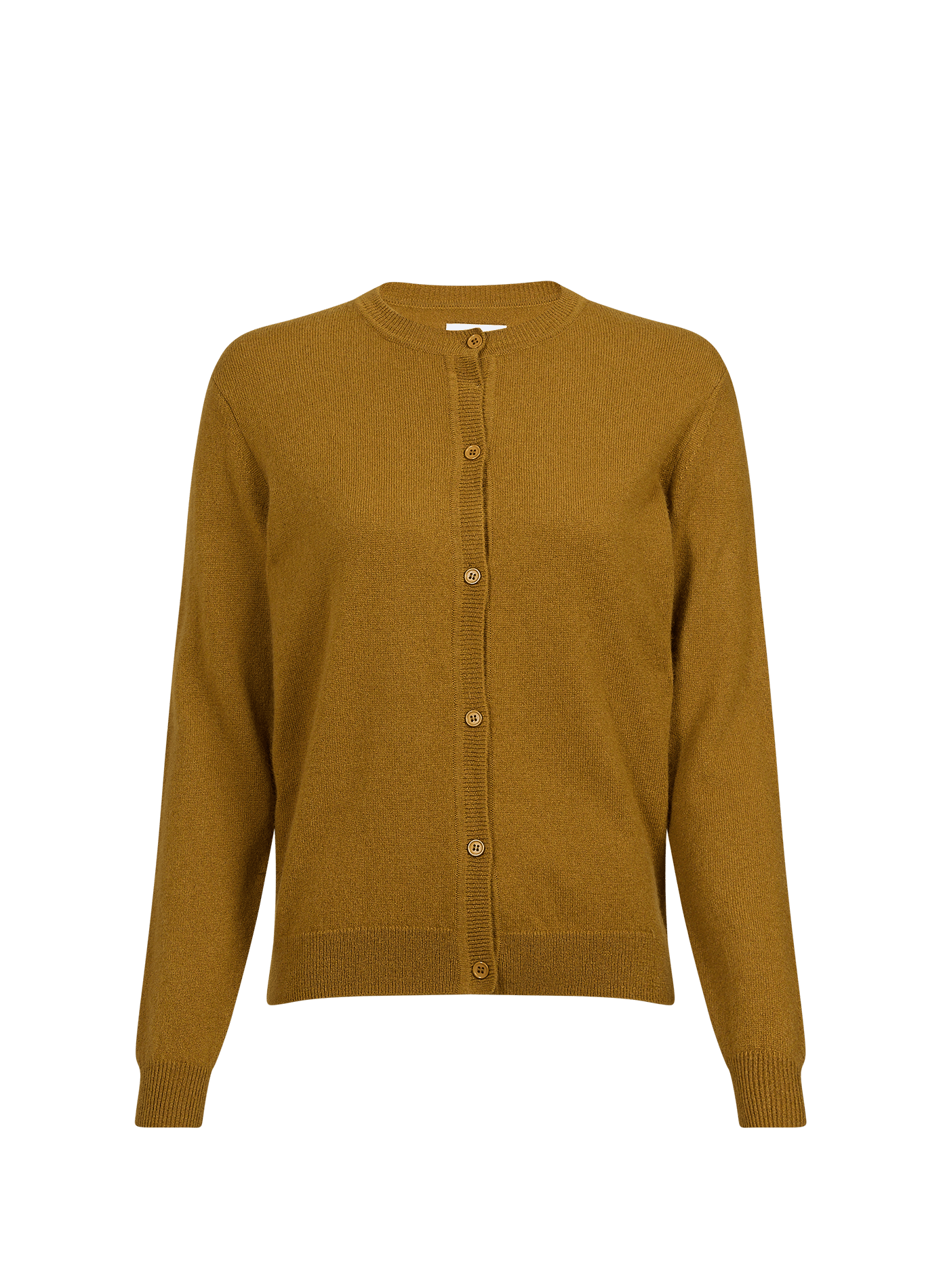 Straight cashmere vest AU PRINTEMPS PARIS Yellow