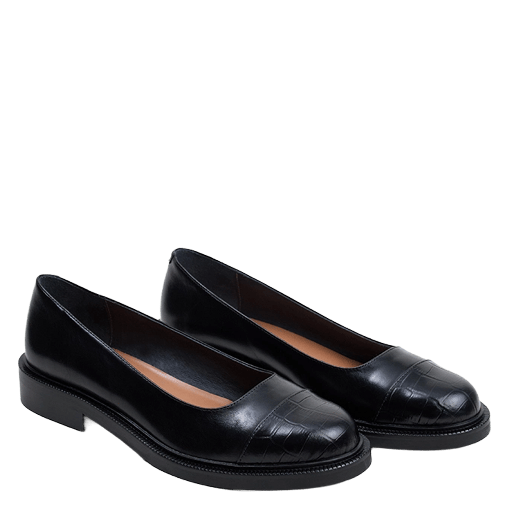 Ballerines en cuir doum JONAK Noir
