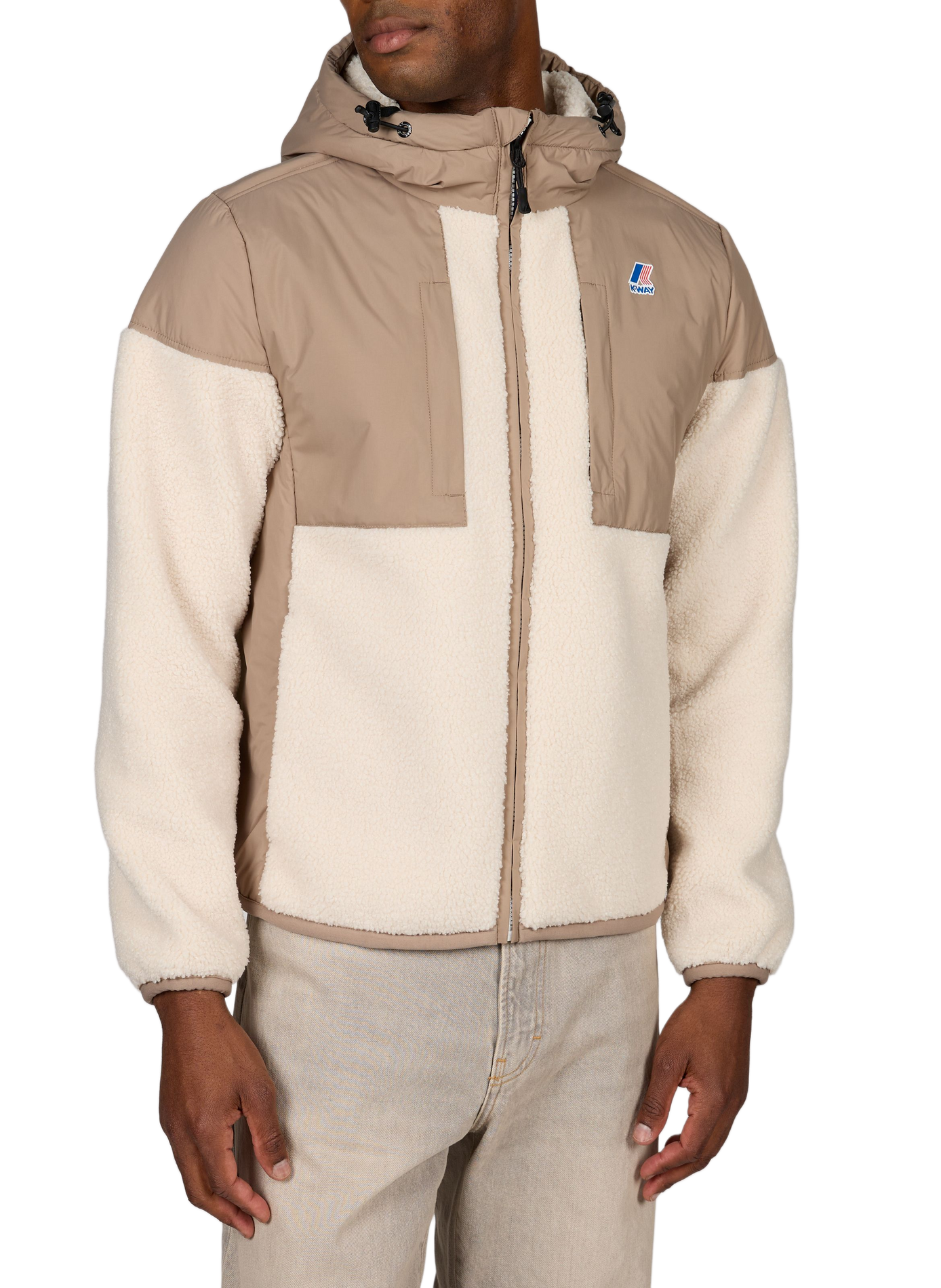 Blouson polaire Orsetto K-WAY Beige