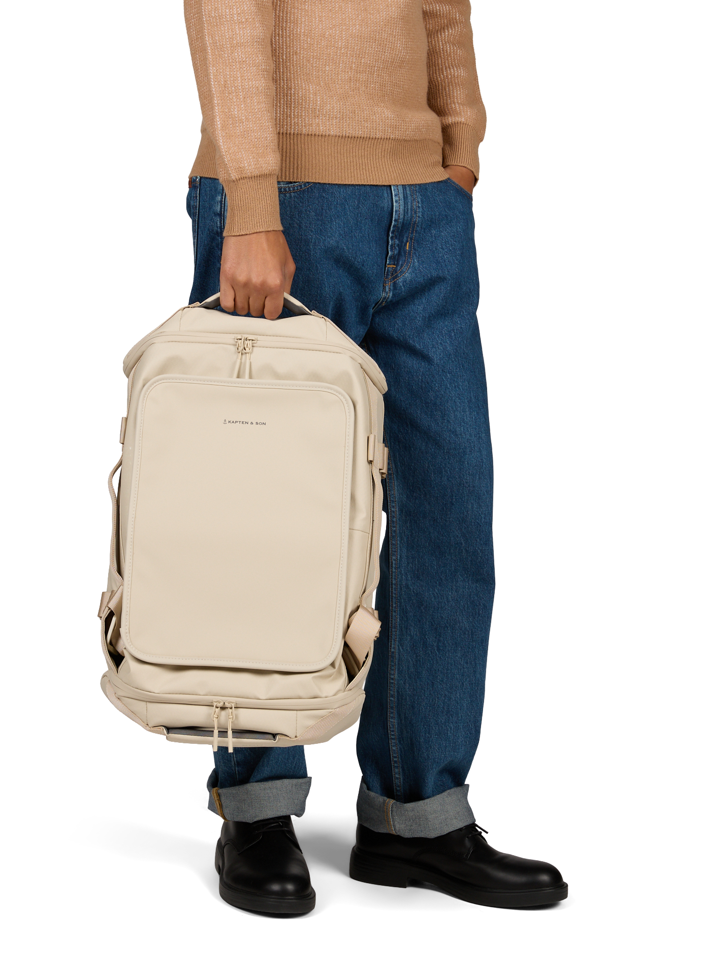 Weekendtas Lissabon Duffle KAPTEN & SON Beige