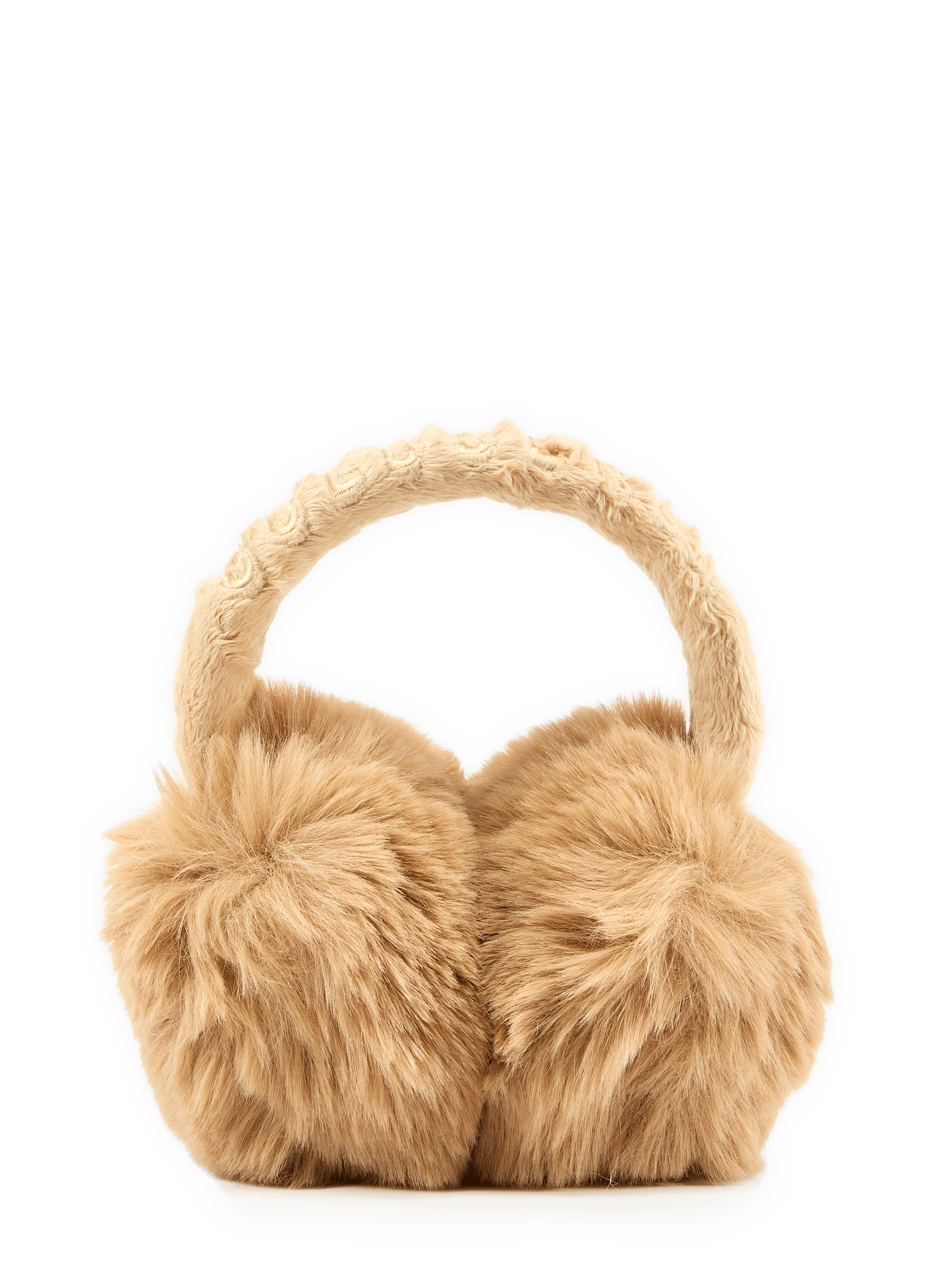 Cache-oreilles Fluffy effet fourrure GOLDBERGH Marron