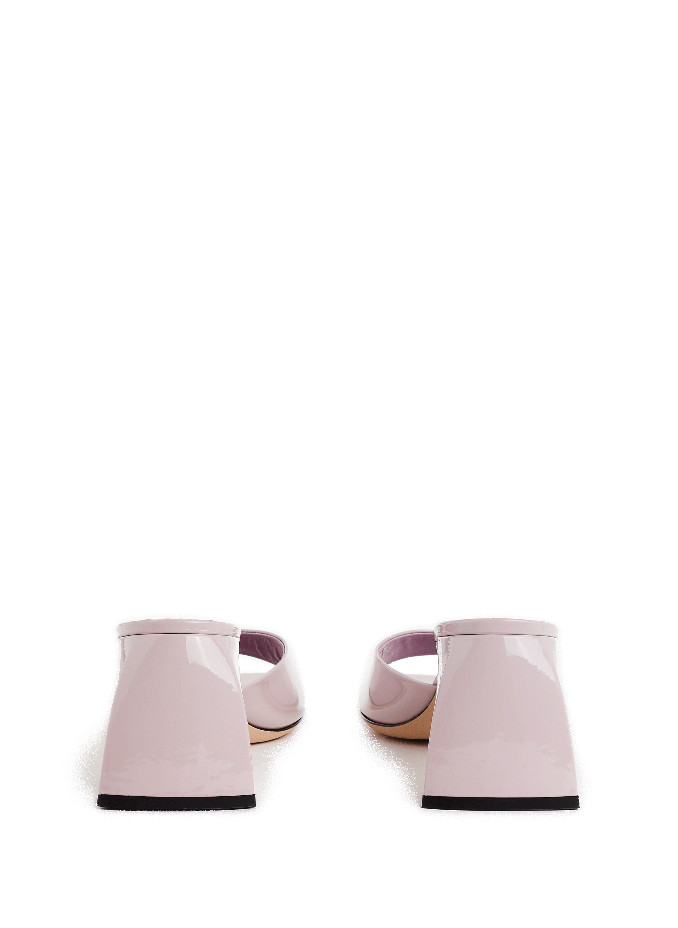 Mules Romy en cuir BY FAR Rose