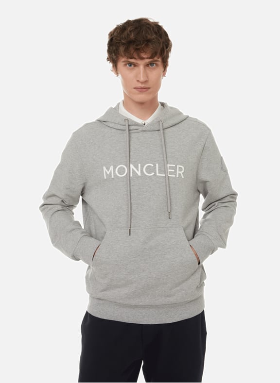 Moncler grey hoodie Clearance