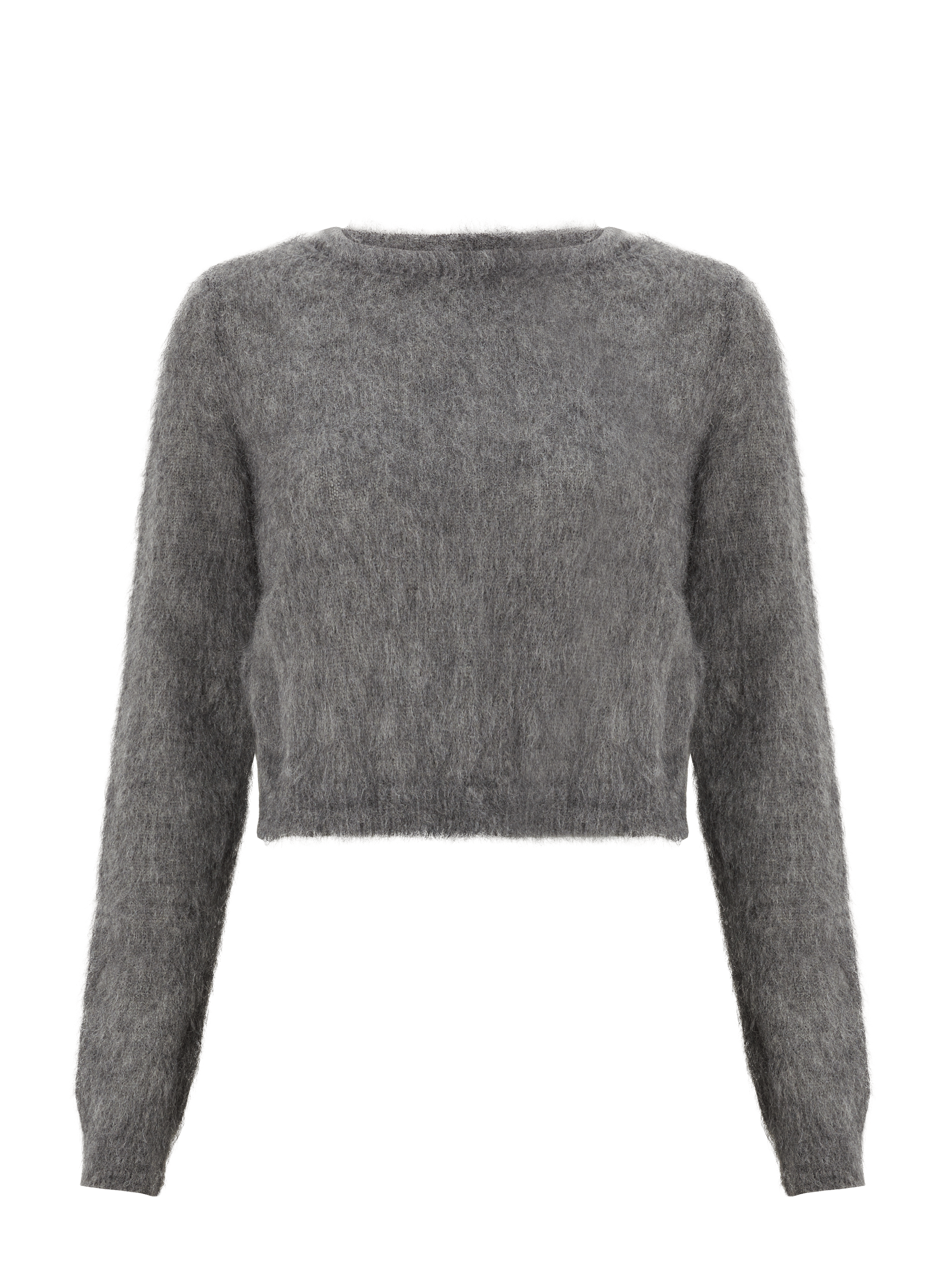 Pull effet fourrure en mohair