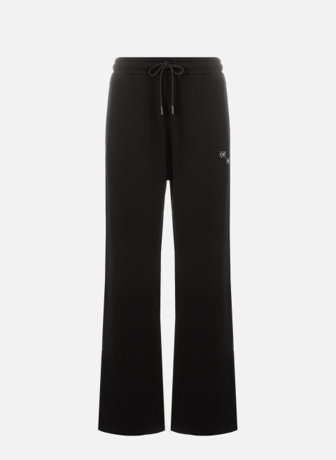 Pantalon de jogging en coton BlackOFF-WHITE 