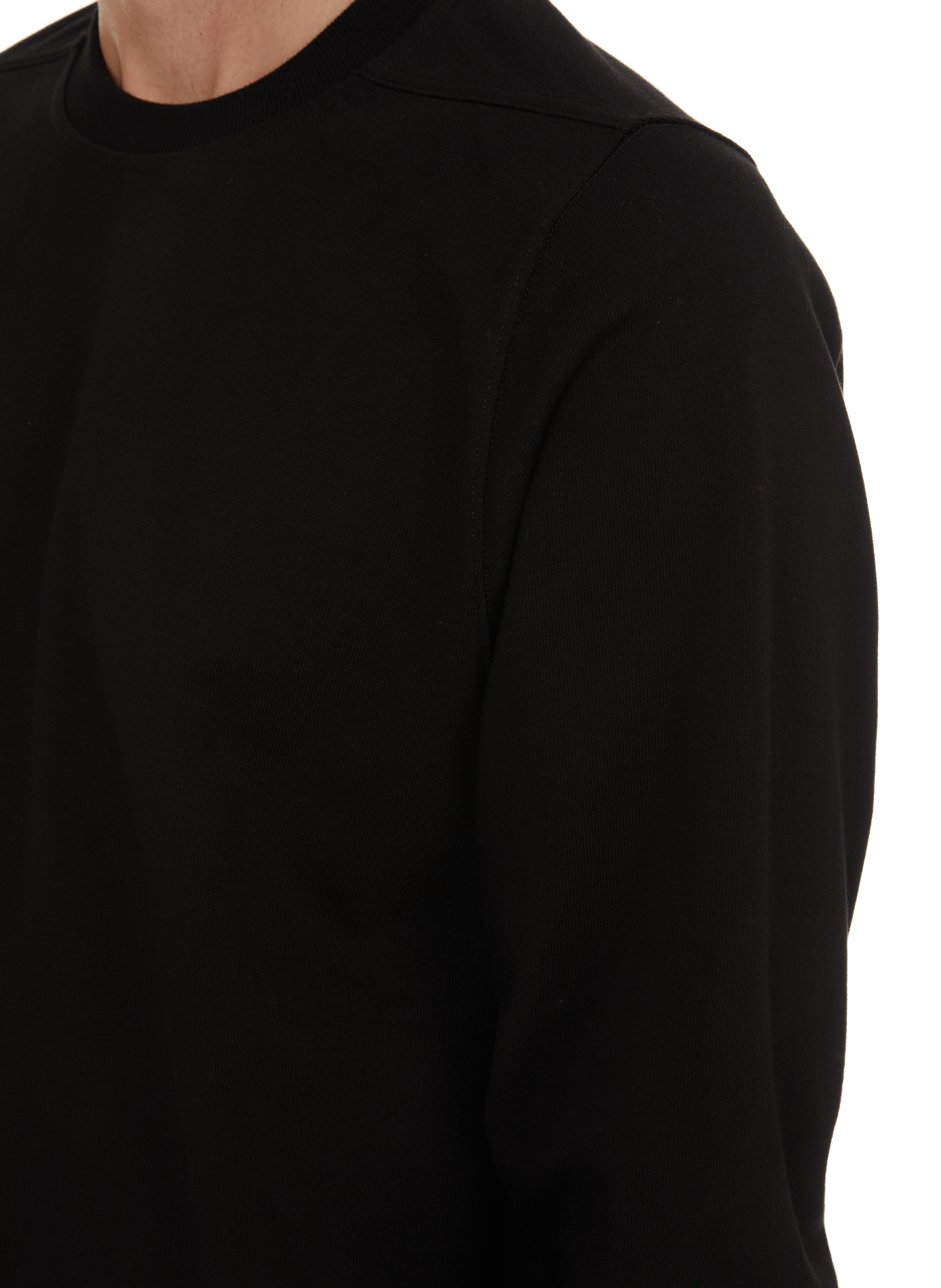 Cotton sweatshirt RICK OWENS Black