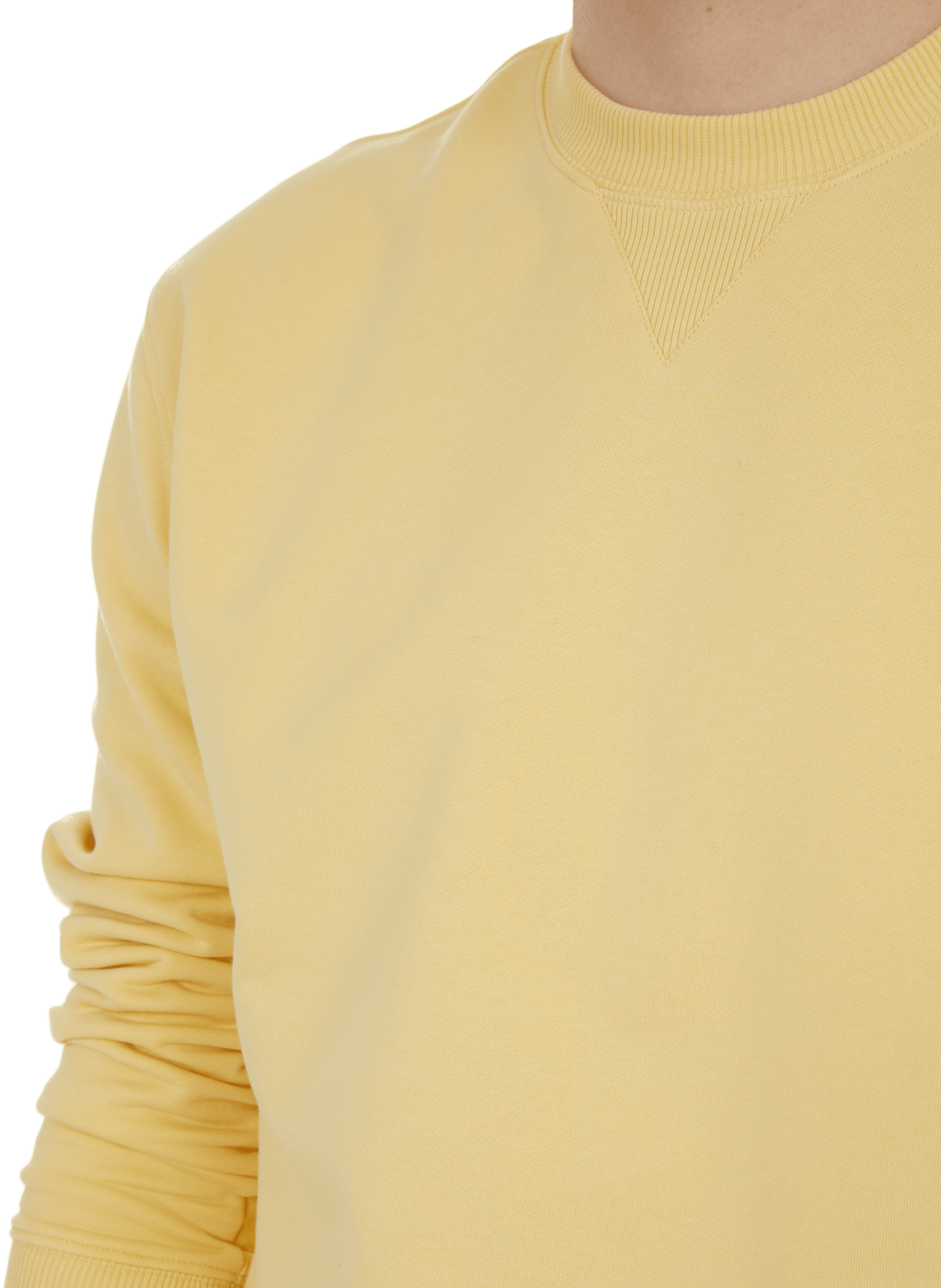 Sweatshirt en coton organique  Moll AU PRINTEMPS PARIS Jaune