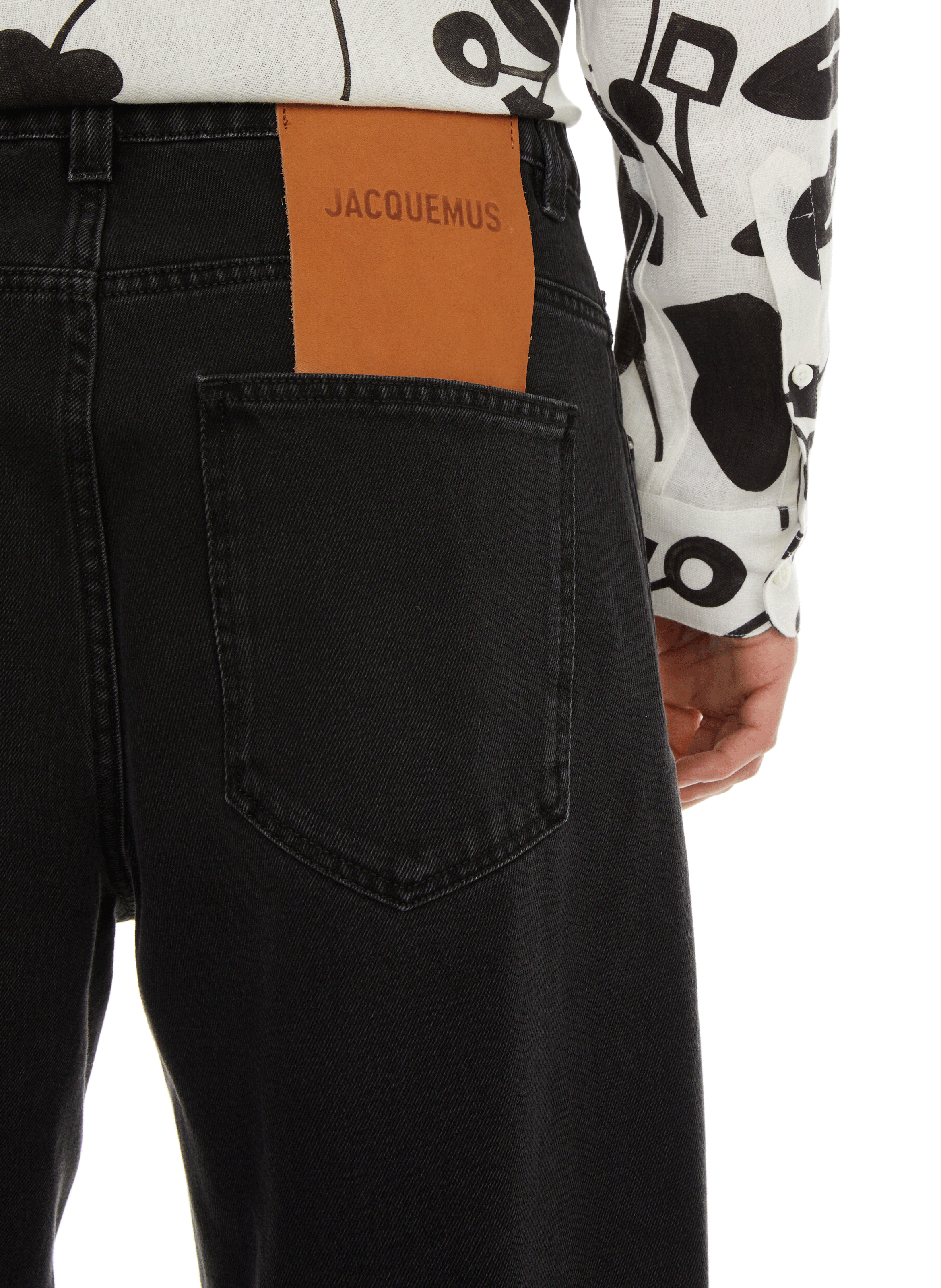 Le De Nîmes Large jeans JACQUEMUS Black