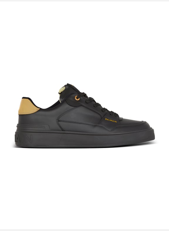 Baskets b-court flip en cuir de veau Noir by BALMAIN BALMAIN Baskets b-court flip en cuir de veau Noir