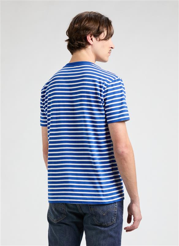 T-shirt à rayures AU PRINTEMPS PARIS Bleu