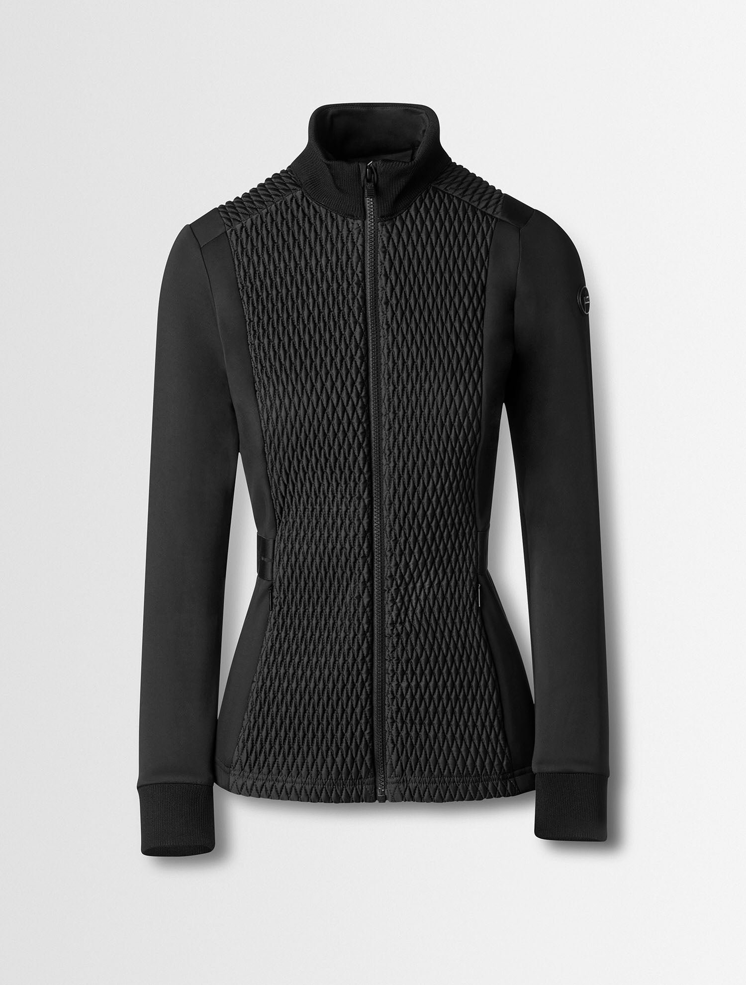 Veste meryl col montant coupe ajustée FUSALP Noir