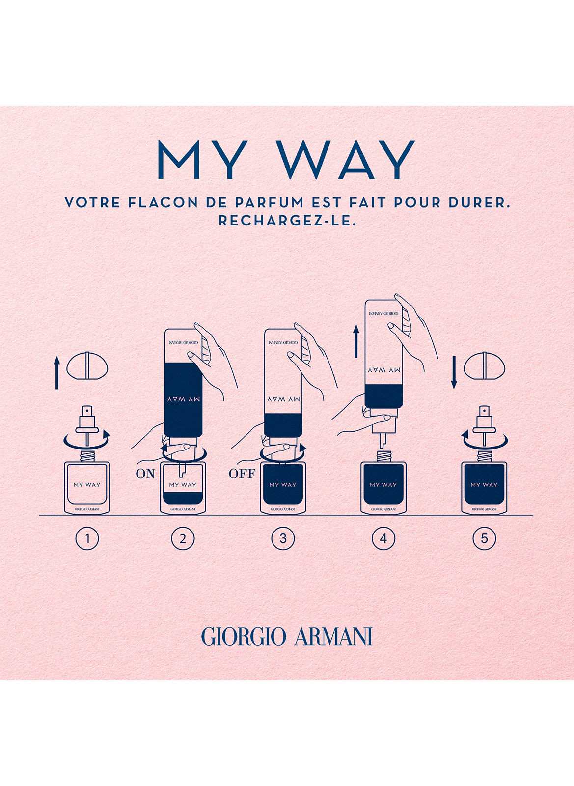 My Way Intense refillable eau de parfum ARMANI No color