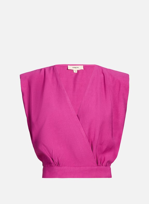 Top cache-coeur Laos Rose by SUNCOO SUNCOO Top cache-coeur Laos Rose