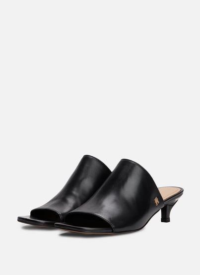Mules kitten heels en cuir TOMMY HILFIGER Mules kitten heels en cuir TOMMY HILFIGER