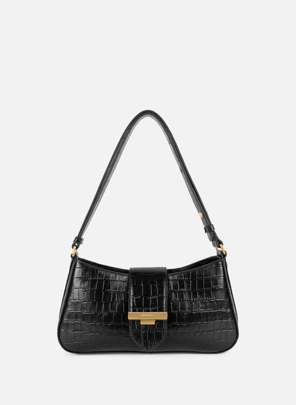 Sac besace - exo ily Noir by LANCASTER LANCASTER Sac besace - exo ily Noir