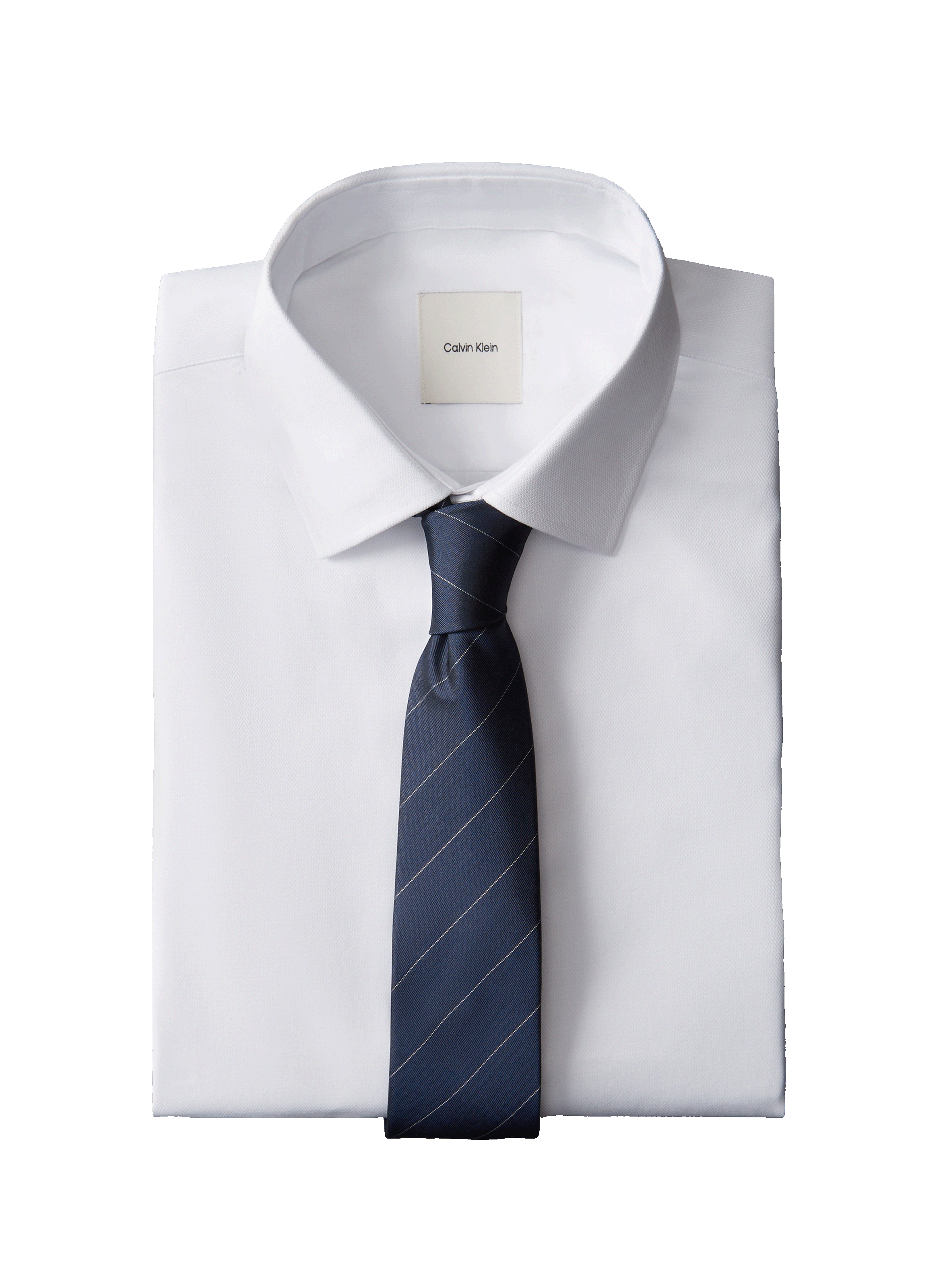 Striped tie CALVIN KLEIN Blue