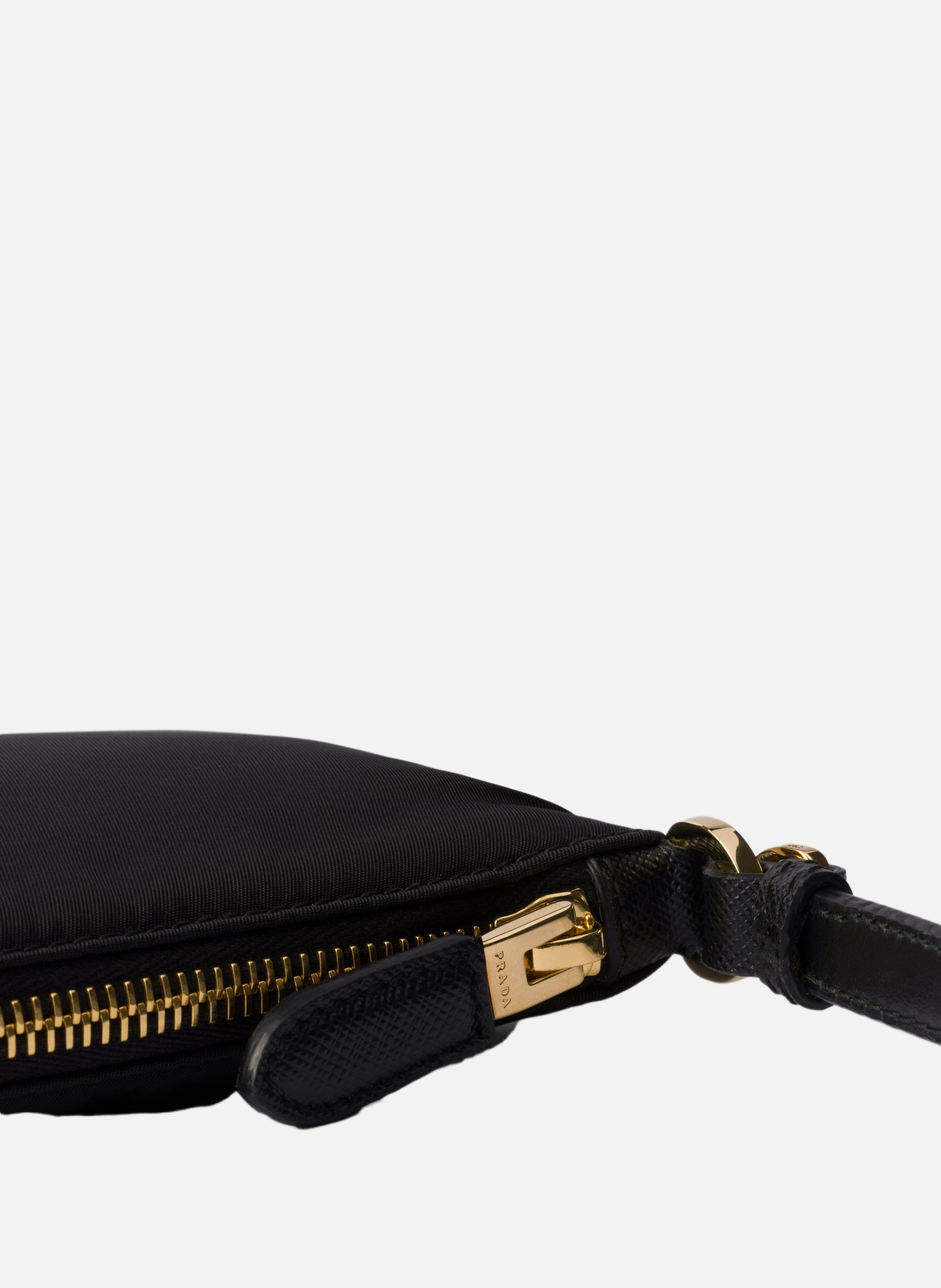Pochette en re-nylon PRADA Noir
