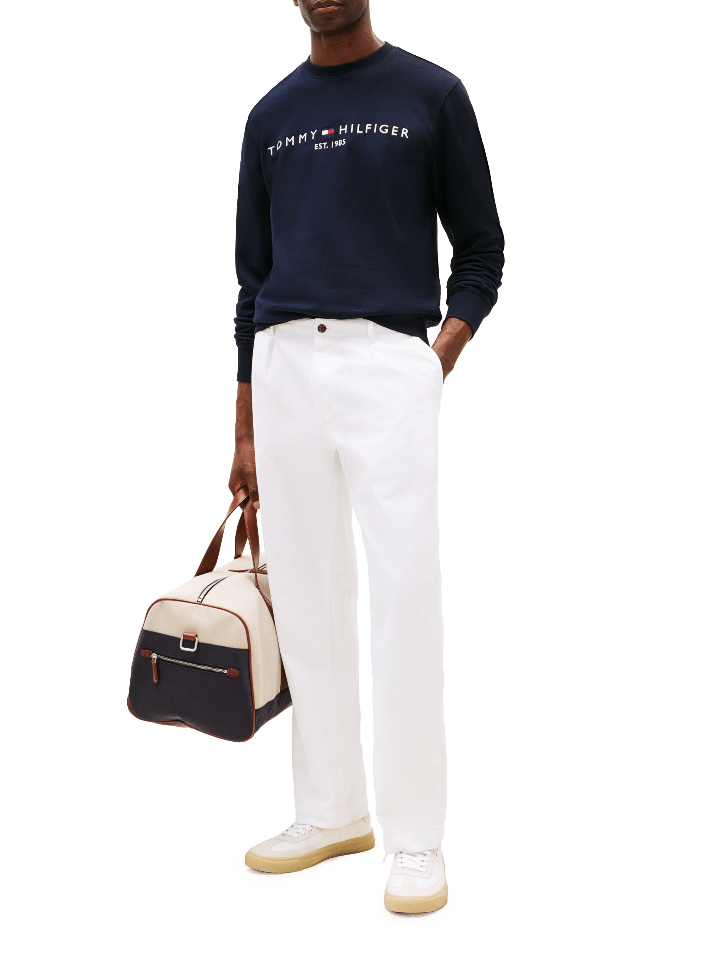 Mixed cotton sweatshirt TOMMY HILFIGER Blue