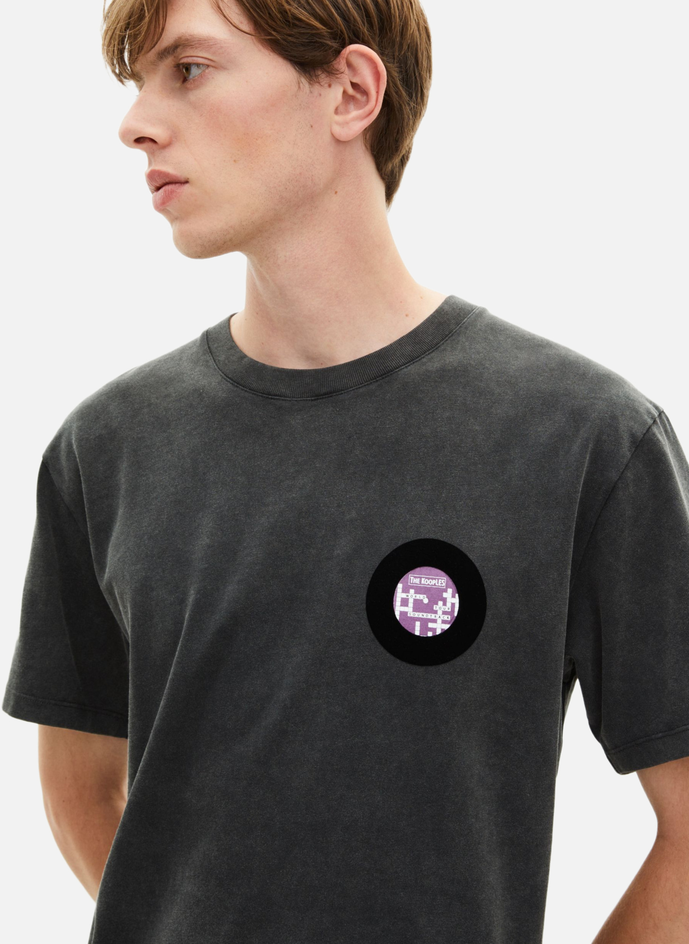 T-shirt avec flocage vinyl THE KOOPLES Noir