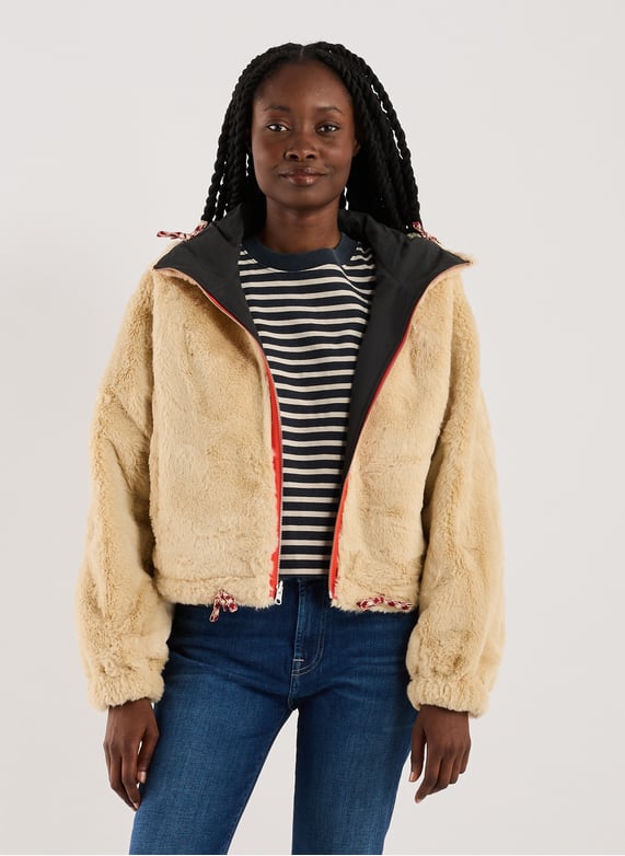 Veste doublée en coton mélangé | Noir by BELLEROSE Veste doublée en coton mélangé Noir