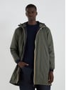 Parka mi-longue imperméable | Kaki by K-WAY K-WAY Parka mi-longue imperméable | Kaki