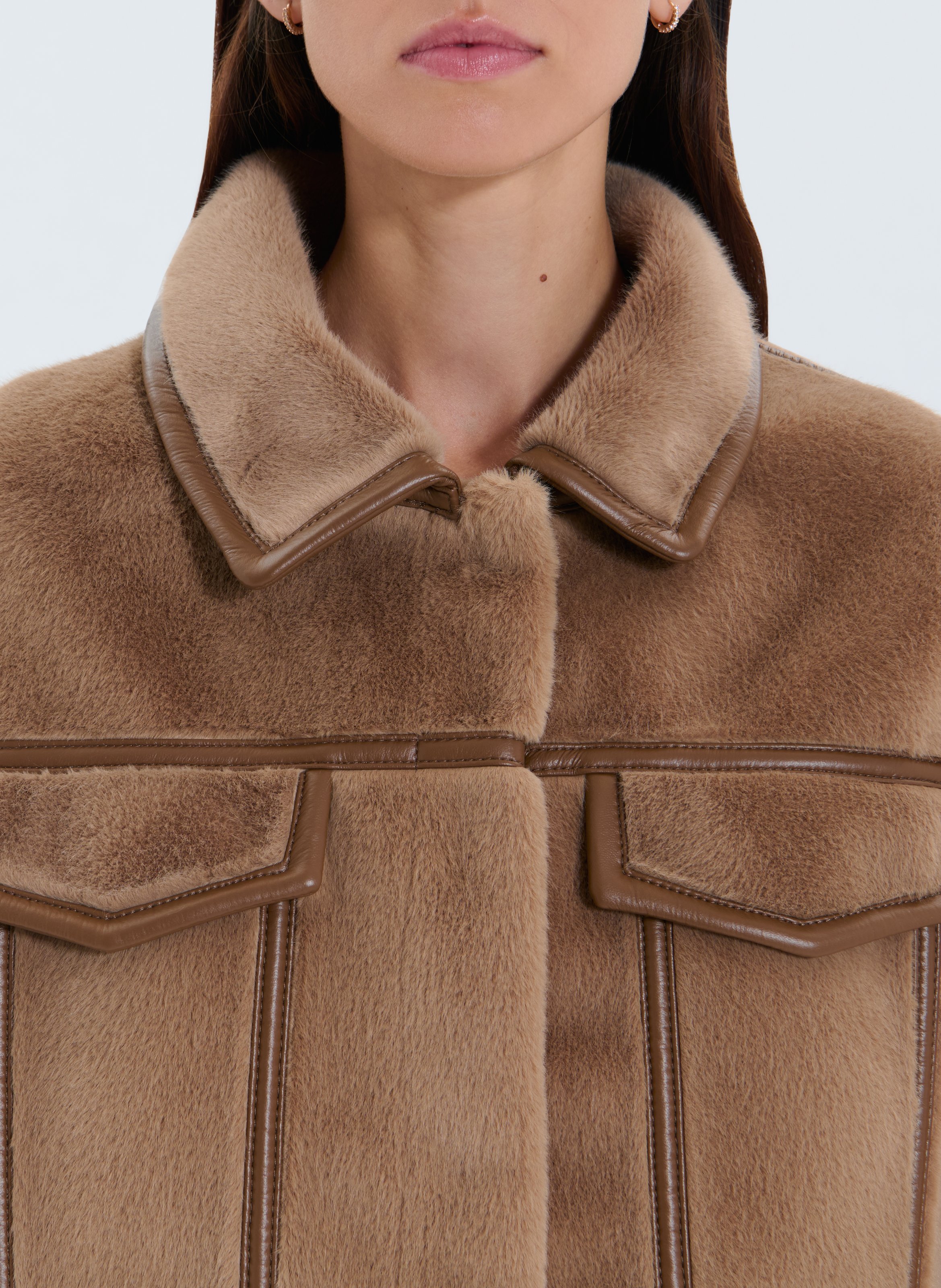 Veste courte monge ZAPA Marron