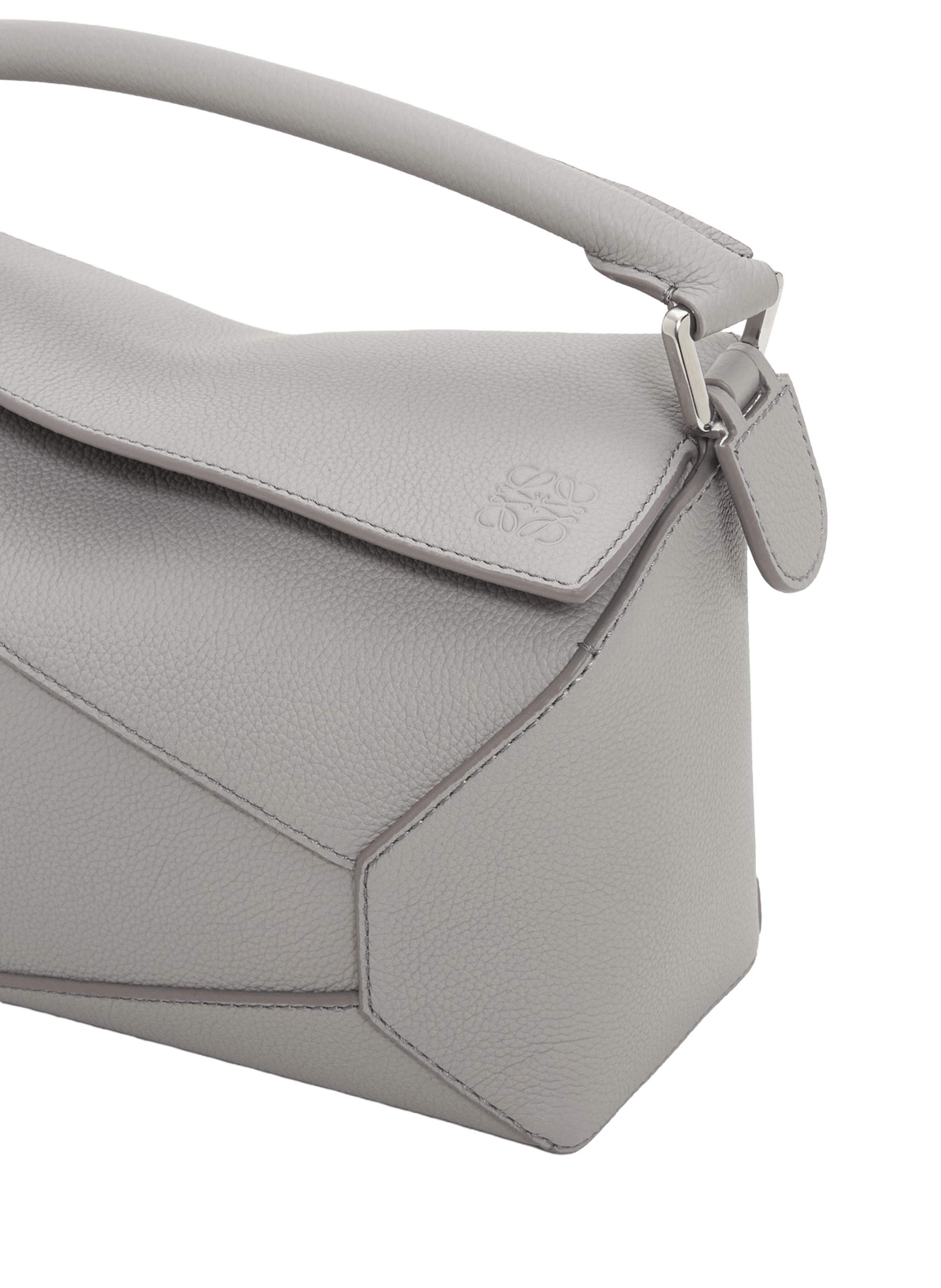 Small Puzzle Bag in soft grained calf leather LOEWE Grey