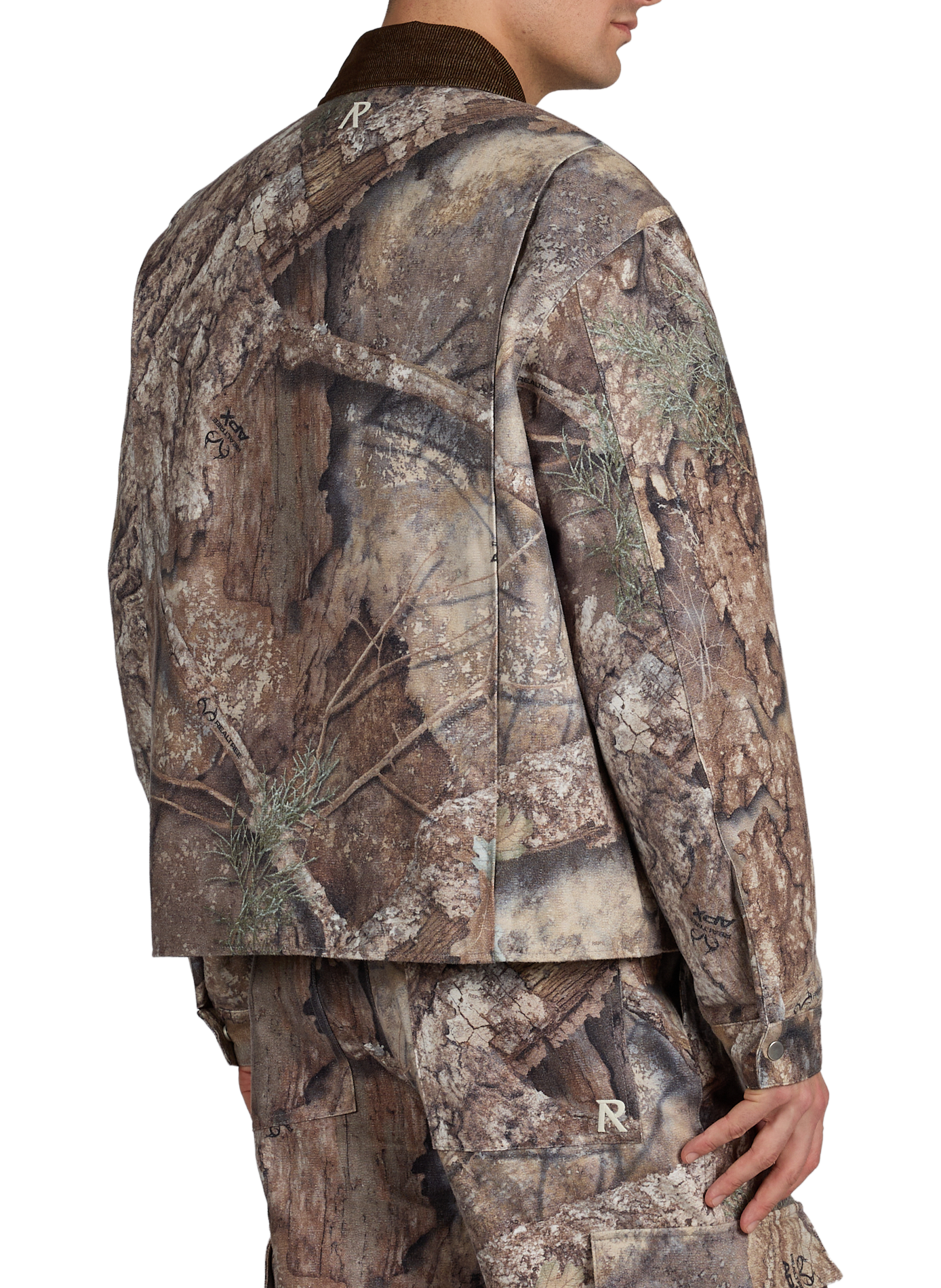 Veste camionneur imprimée camouflage en coton REPRESENT Multicolore