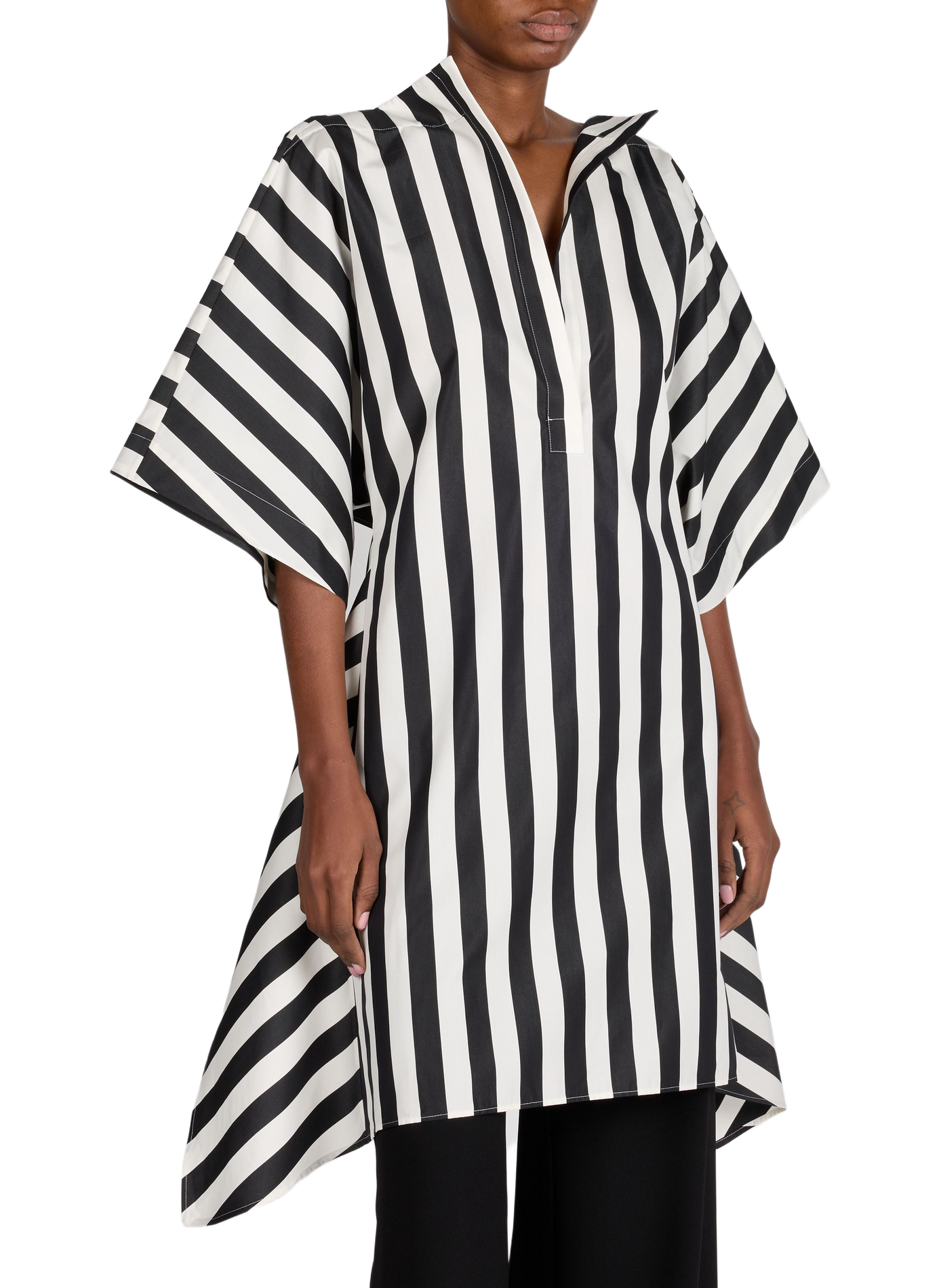 The Moisson Striped Tunic in Cotton and Silk JACQUEMUS Multicolour
