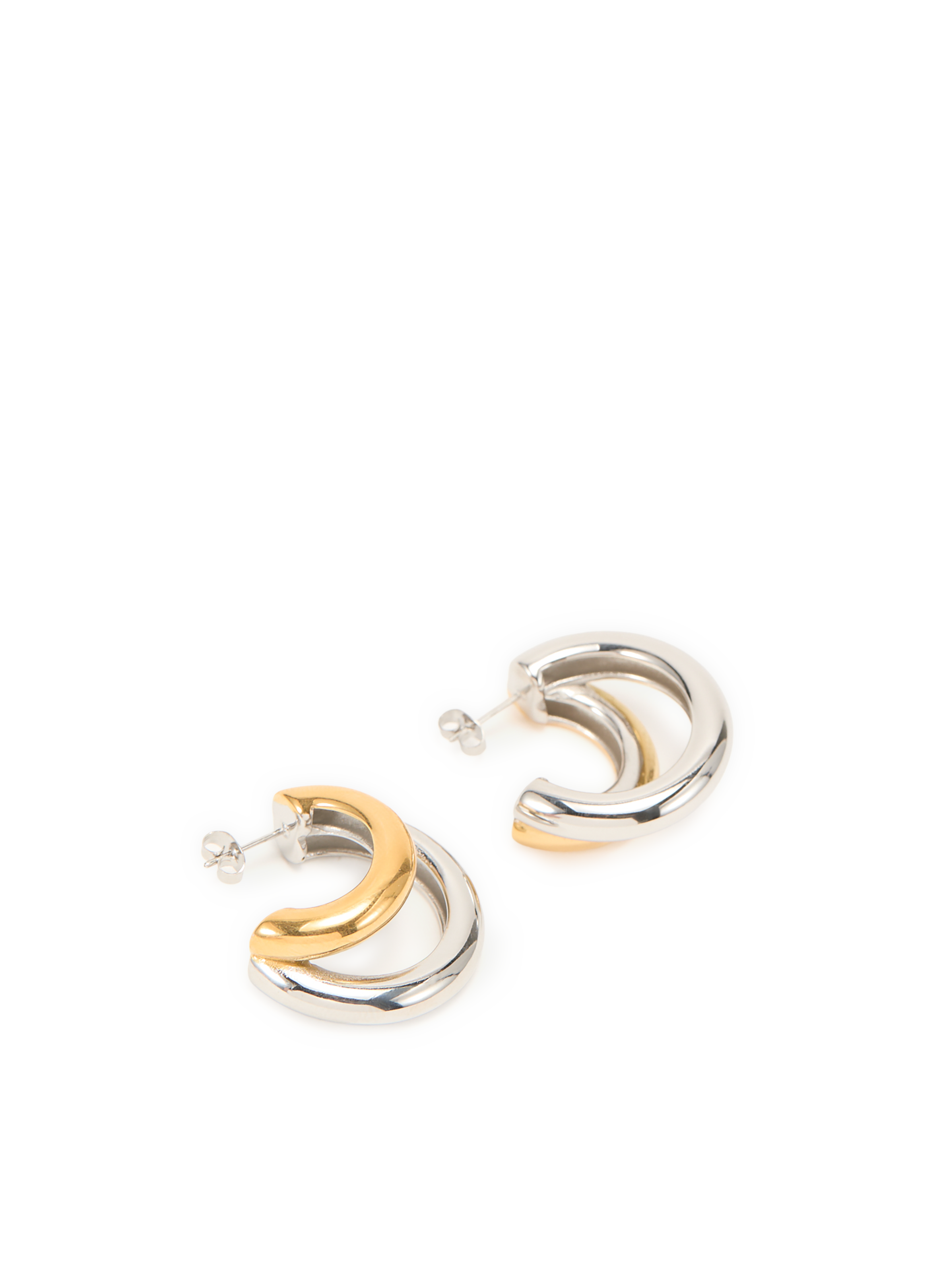 Double Dew earrings  AU PRINTEMPS PARIS Silver