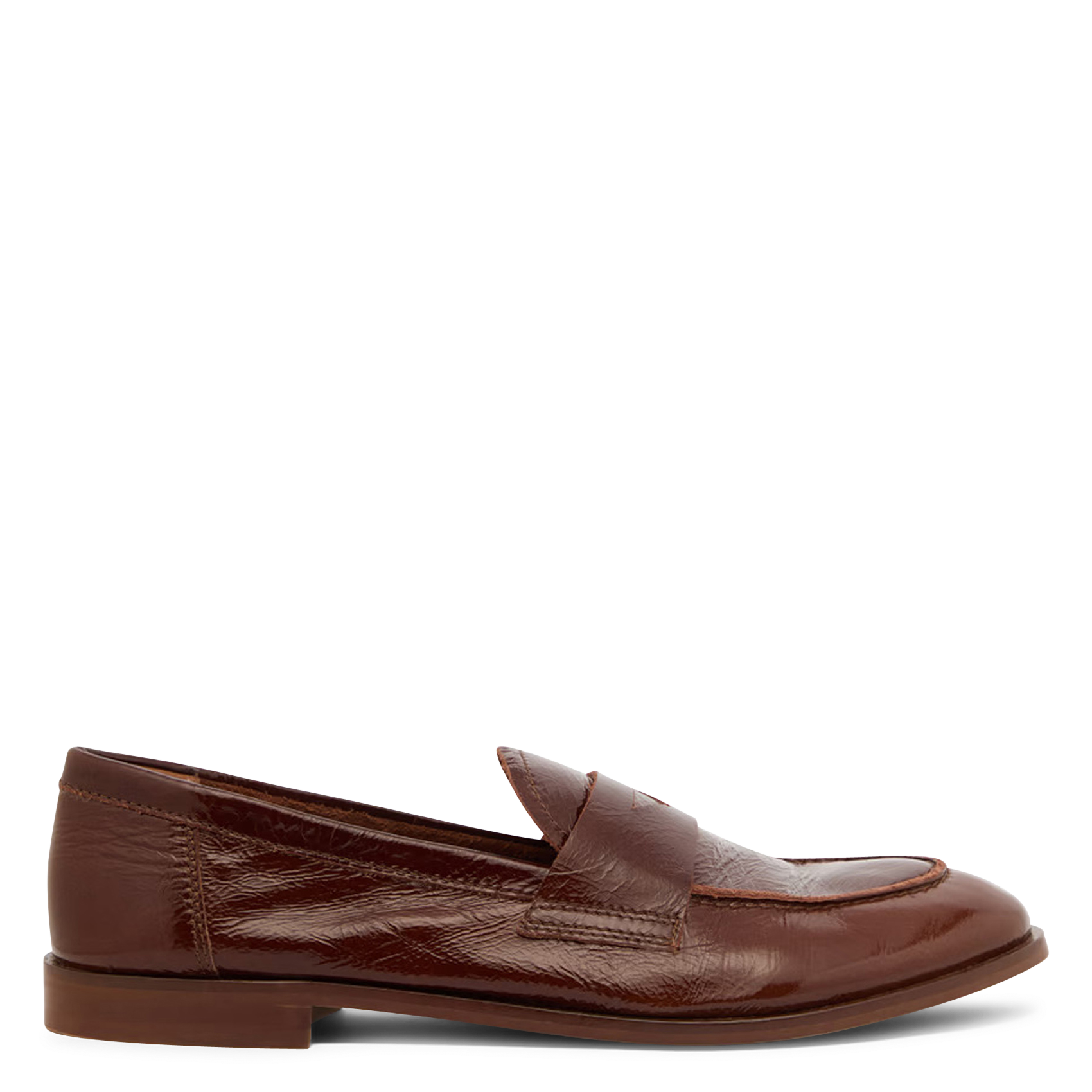 Mocassins en cuir verni Thelma JONAK Marron